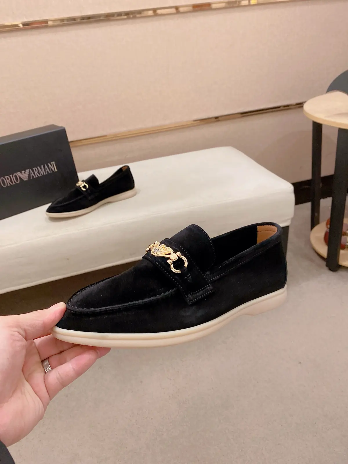 Armani Style Leather Men's Shoes Lookbook Reference image 3