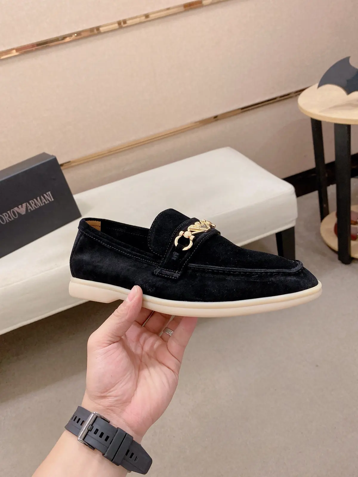 Armani Style Leather Men's Shoes Lookbook Reference image 4