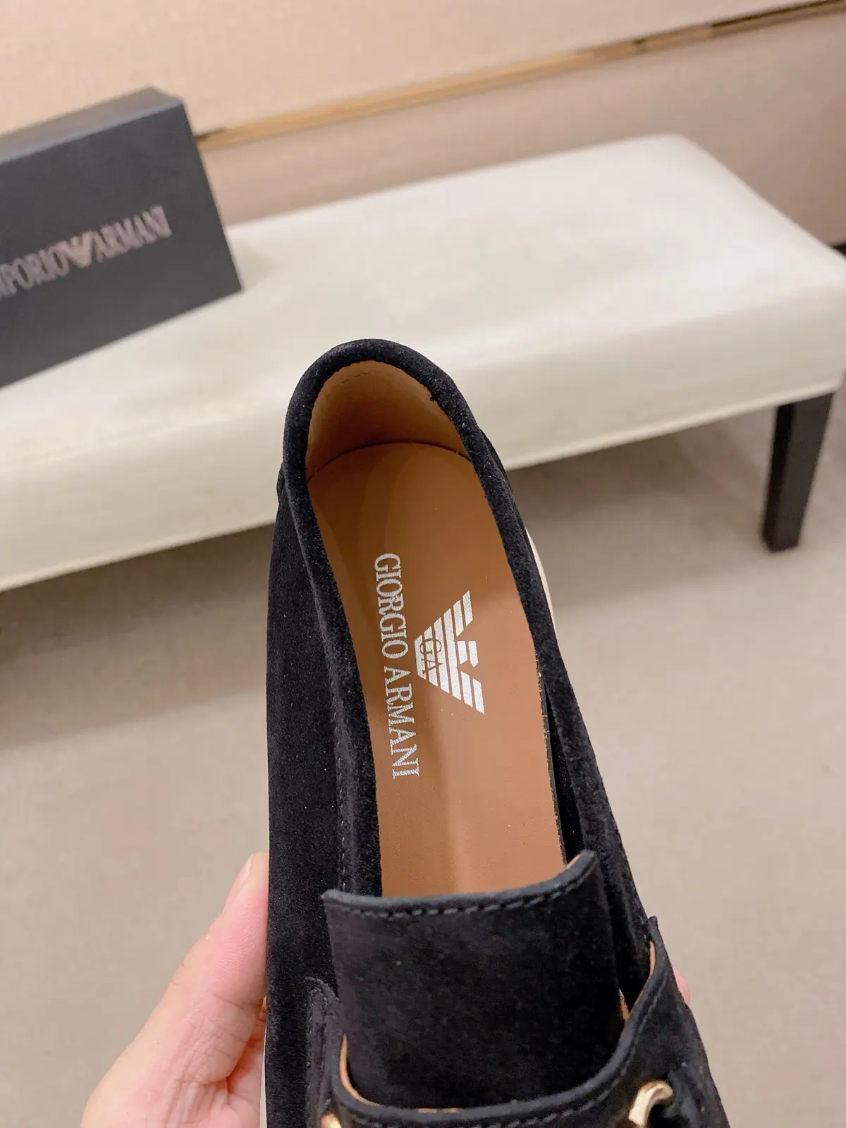 Armani Style Leather Men's Shoes Lookbook Reference image 6