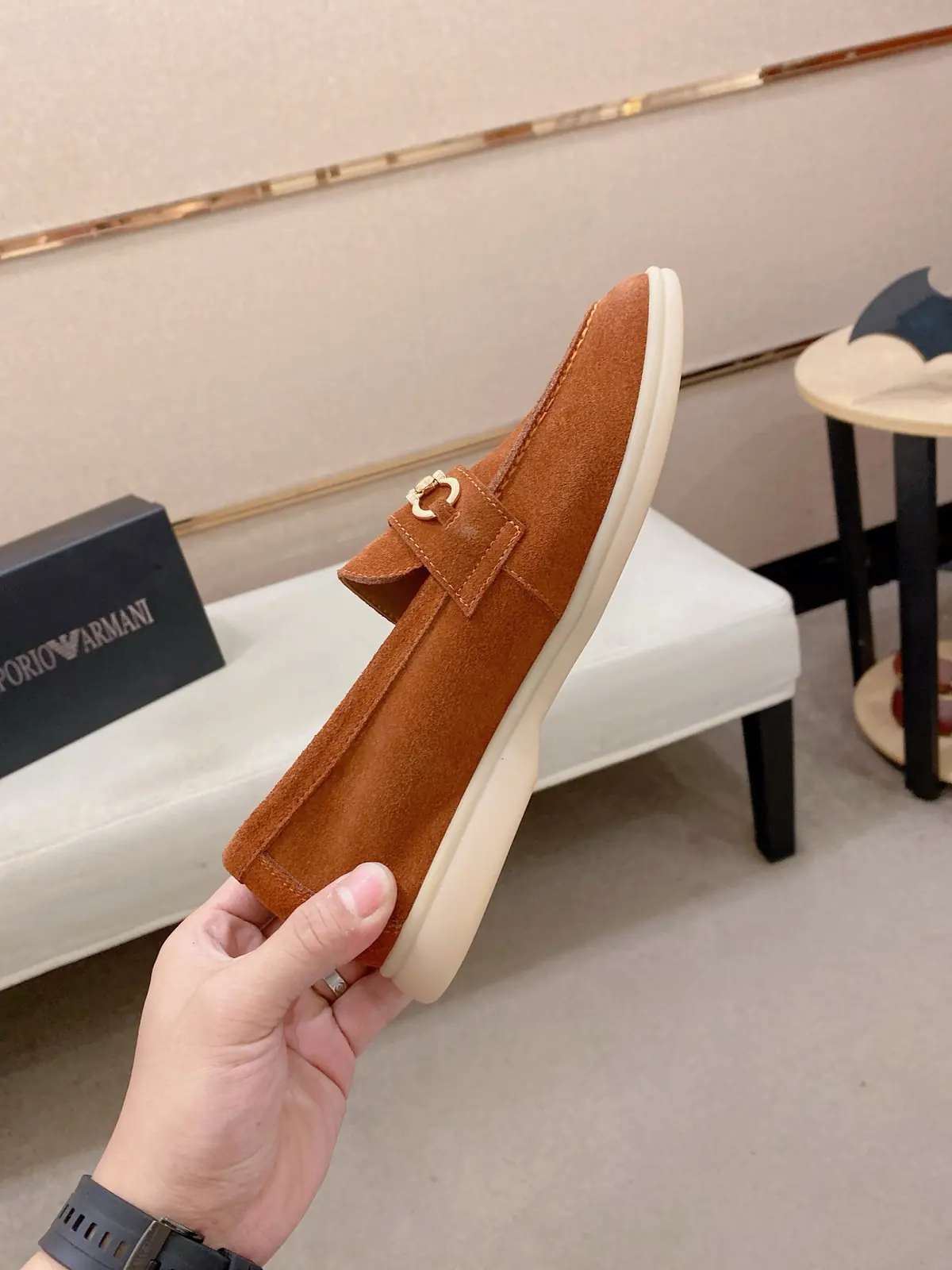 Armani Style Leather Men's Shoes Lookbook Reference image 5