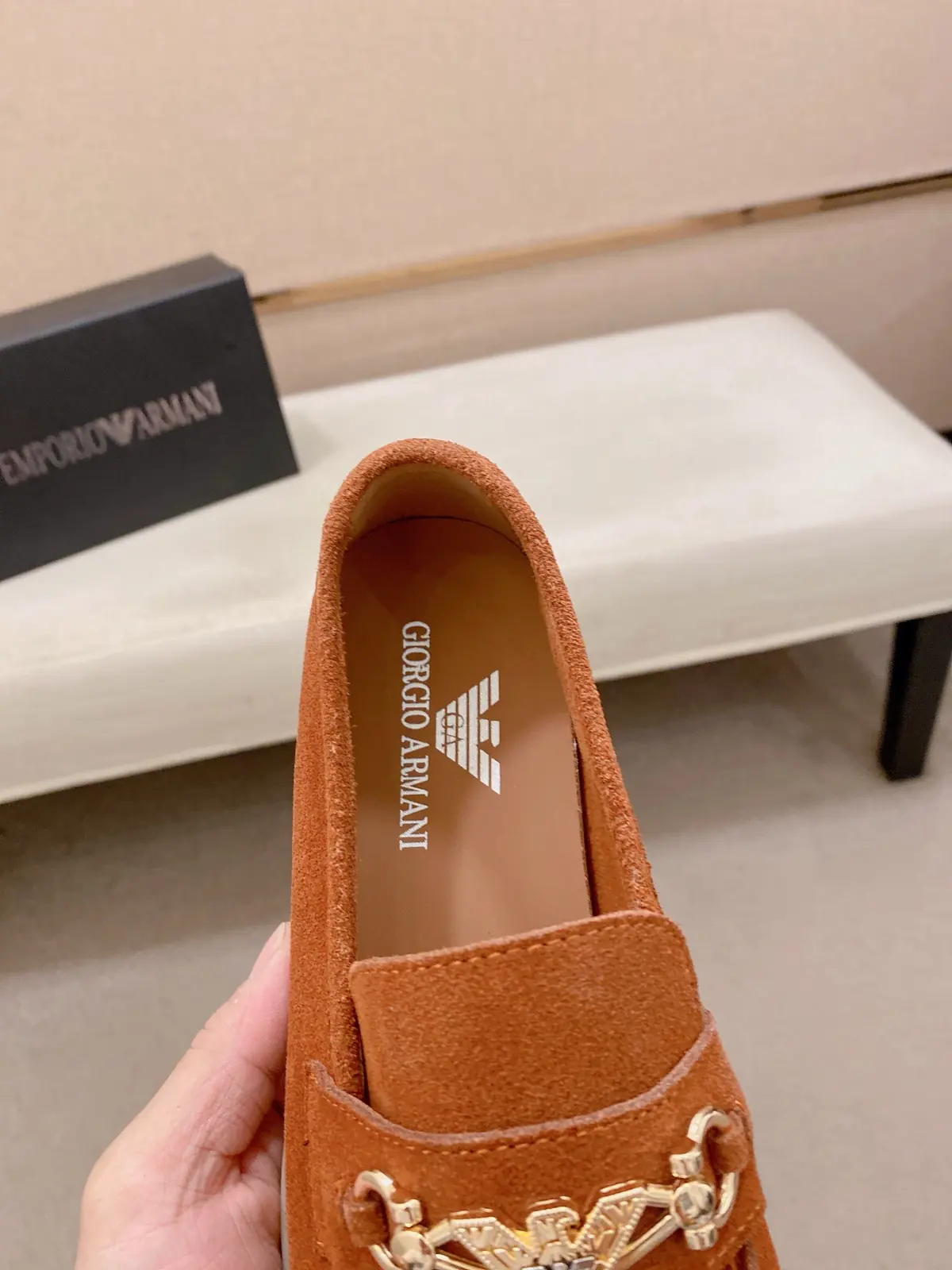 Armani Style Leather Men's Shoes Lookbook Reference image 6