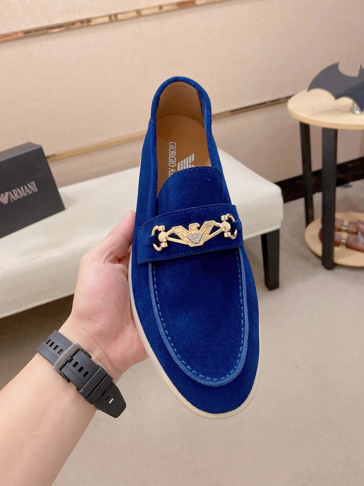 Armani Style Leather Men's Shoes Lookbook Reference image 2