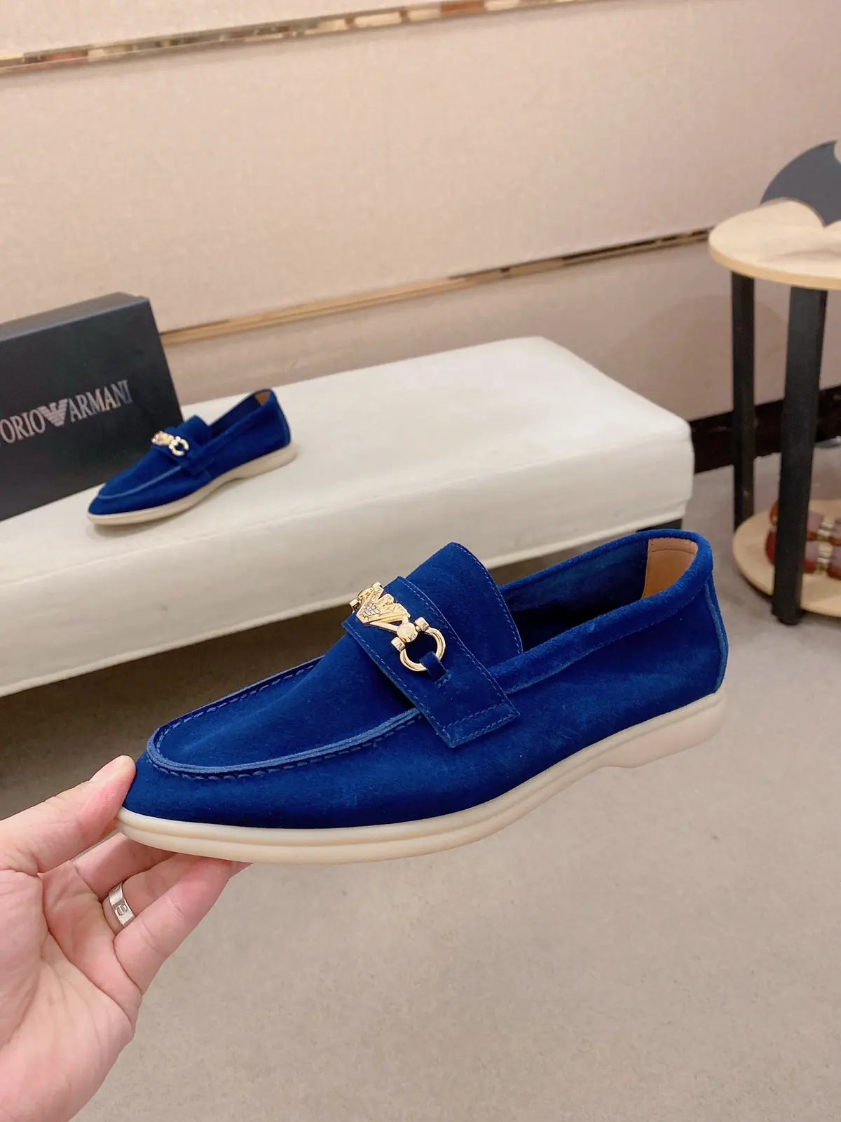 Armani Style Leather Men's Shoes Lookbook Reference image 3