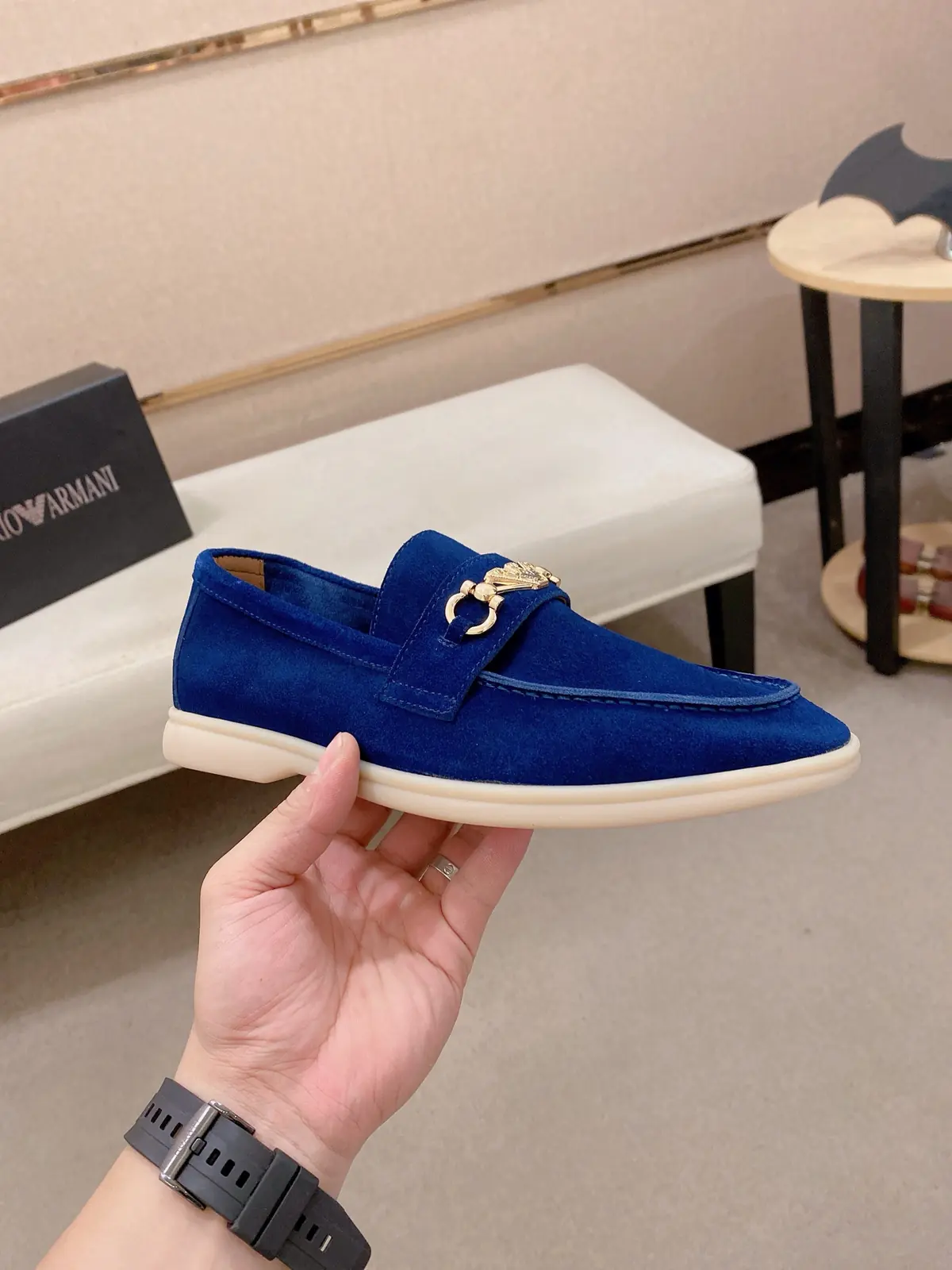 Armani Style Leather Men's Shoes Lookbook Reference image 4