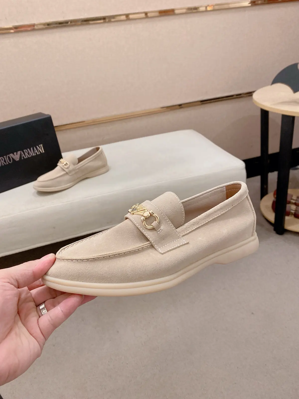 Armani Style Leather Men's Shoes Lookbook Reference image 3