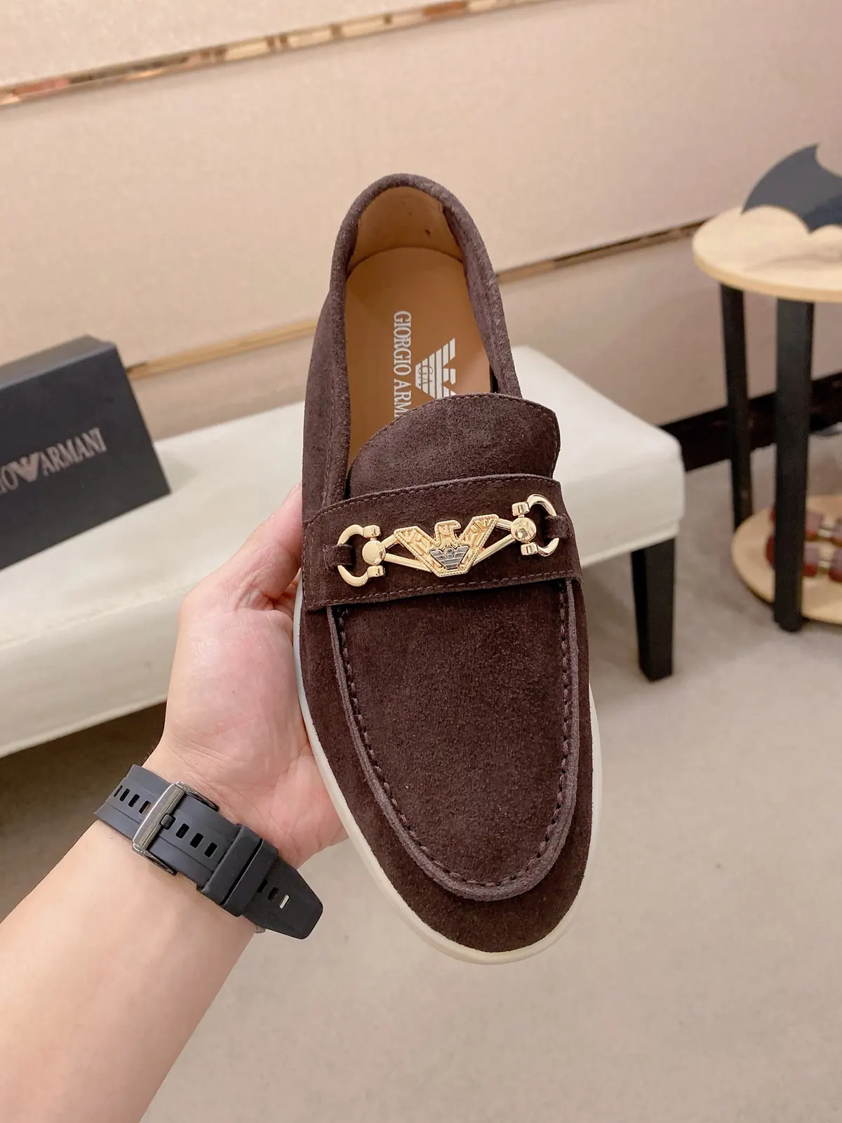 Armani Style Leather Men's Shoes Lookbook Reference image 2