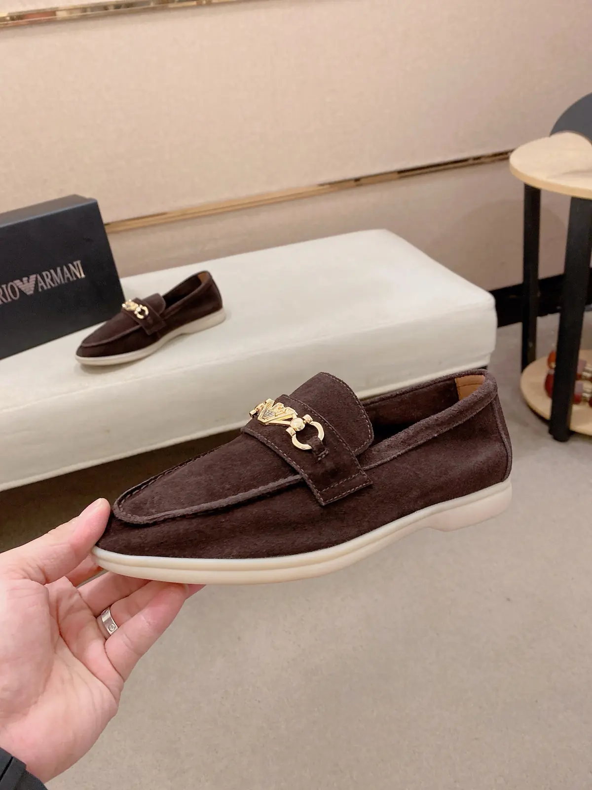 Armani Style Leather Men's Shoes Lookbook Reference image 3