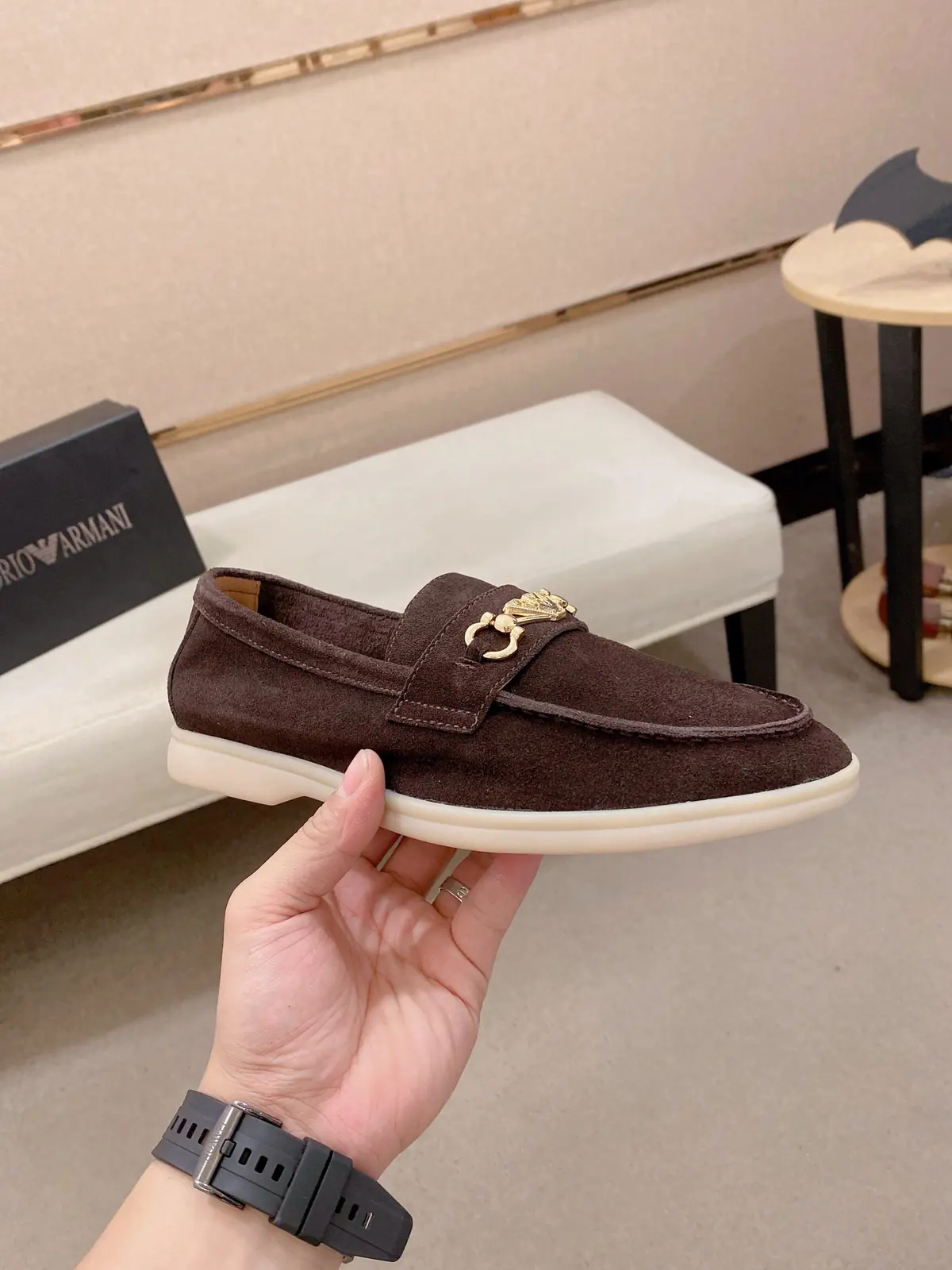 Armani Style Leather Men's Shoes Lookbook Reference image 4
