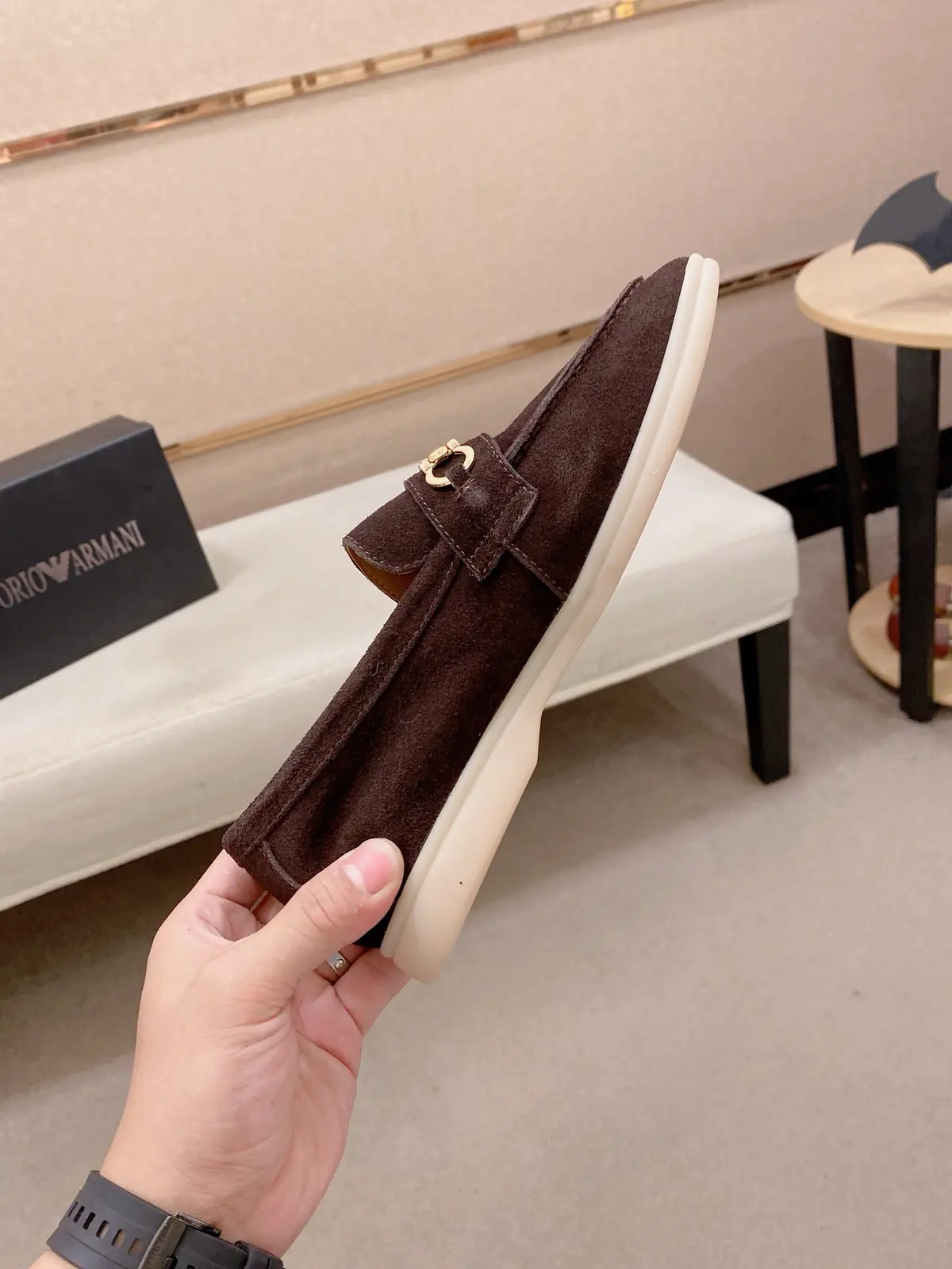 Armani Style Leather Men's Shoes Lookbook Reference image 5