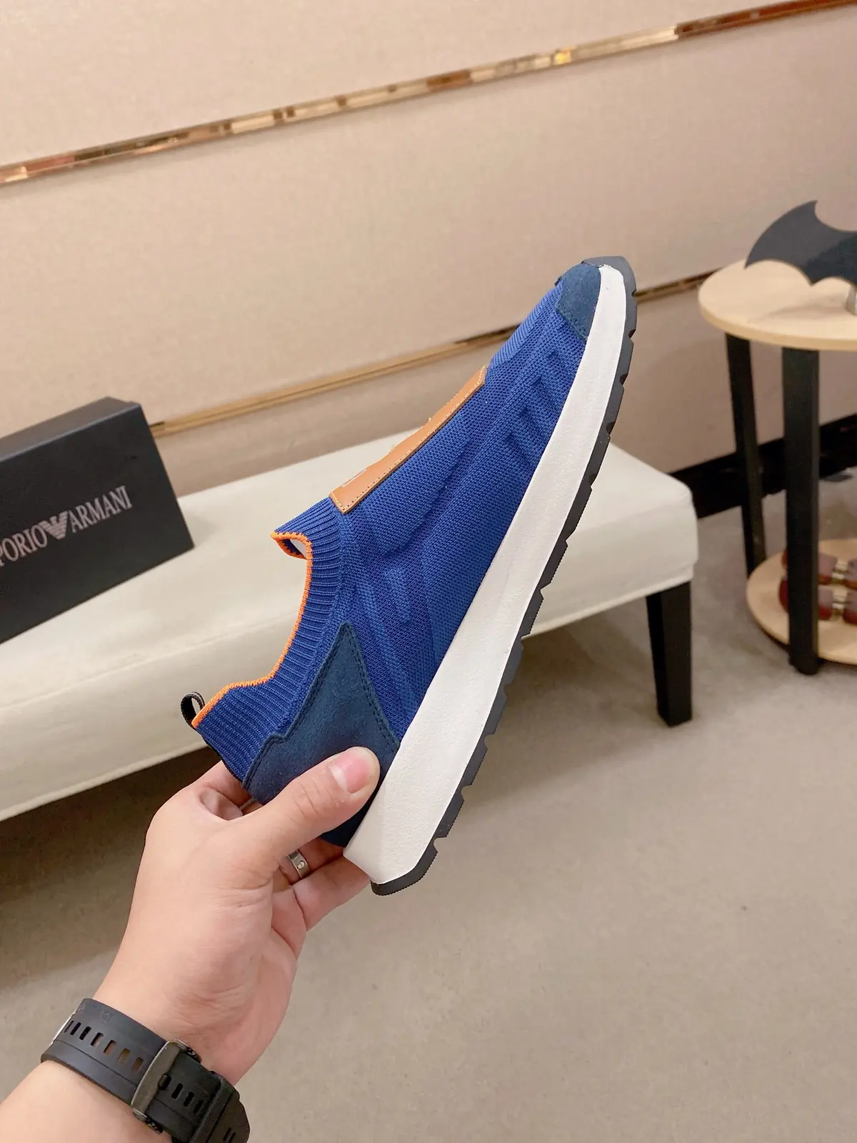 Armani Style Leather Men's Shoes Lookbook Reference image 5