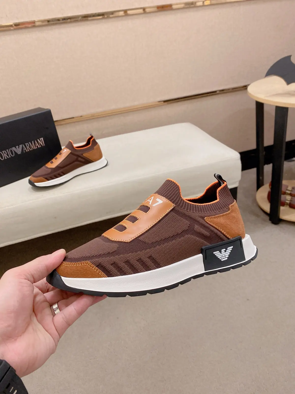 Armani Style Leather Men's Shoes Lookbook Reference image 3