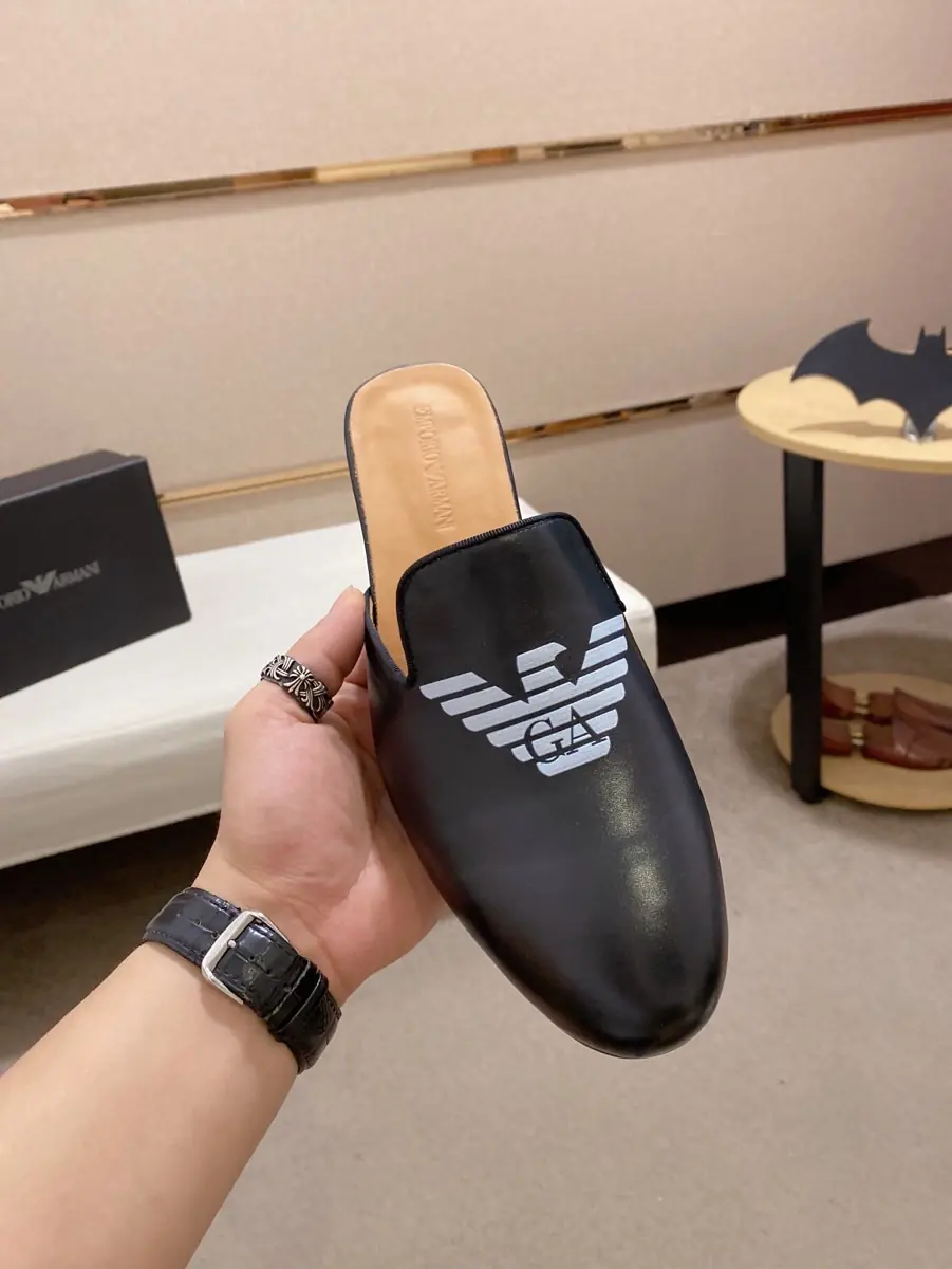 Armani Style Leather Men's Shoes Lookbook Reference image 2