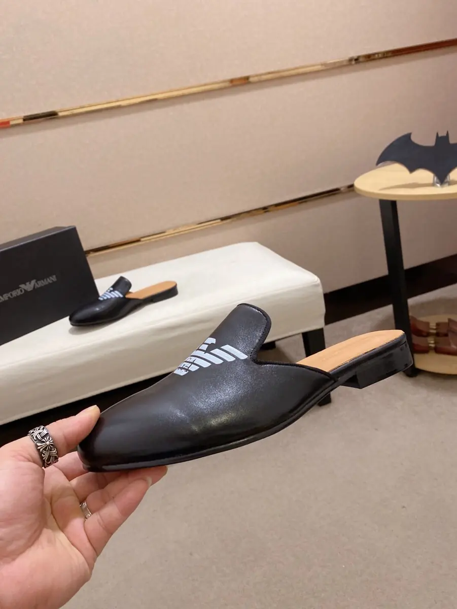 Armani Style Leather Men's Shoes Lookbook Reference image 3
