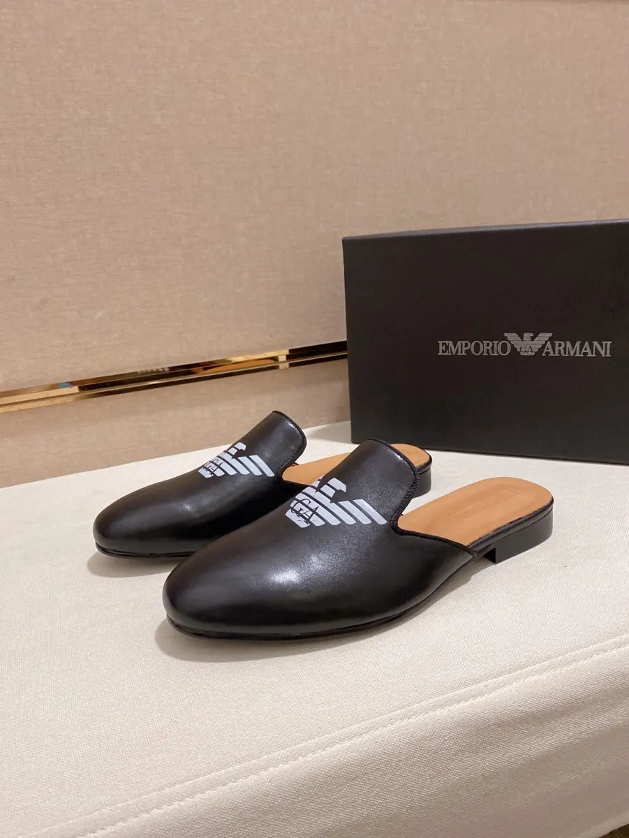 Armani Style Leather Men's Shoes Lookbook Reference image 5