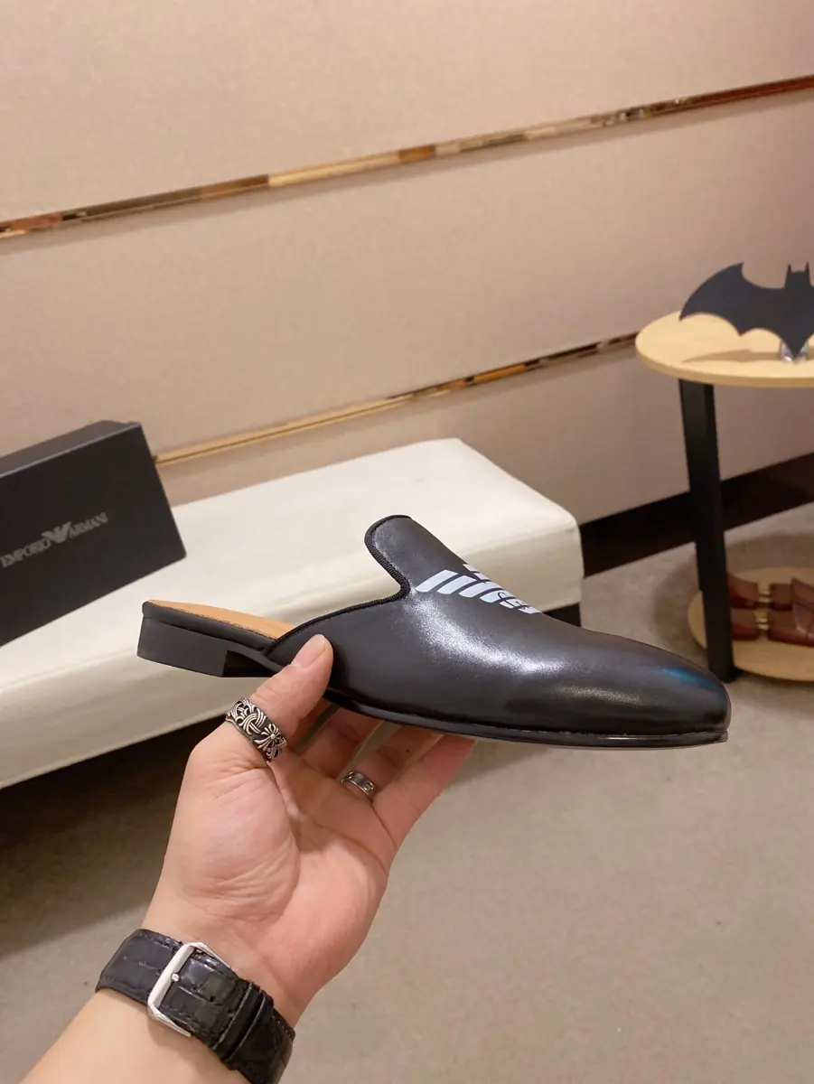 Armani Style Leather Men's Shoes Lookbook Reference image 6