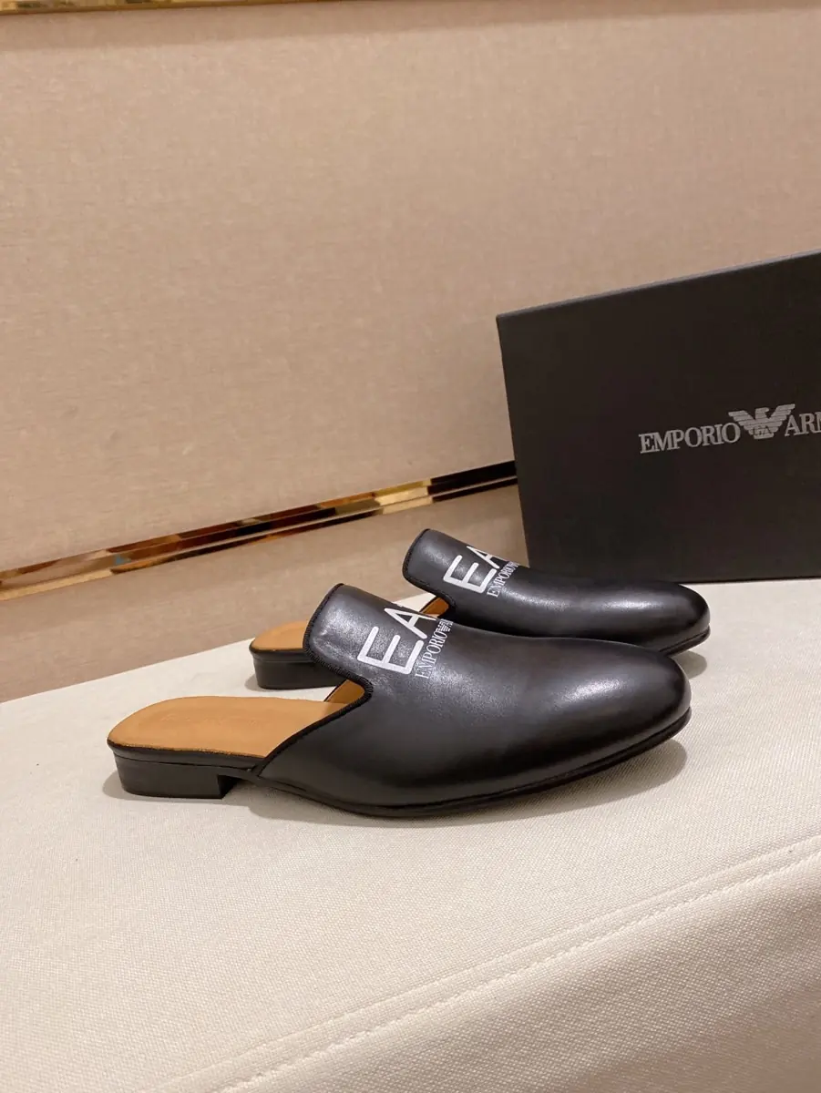 Armani Style Leather Men's Shoes Lookbook Reference image 4