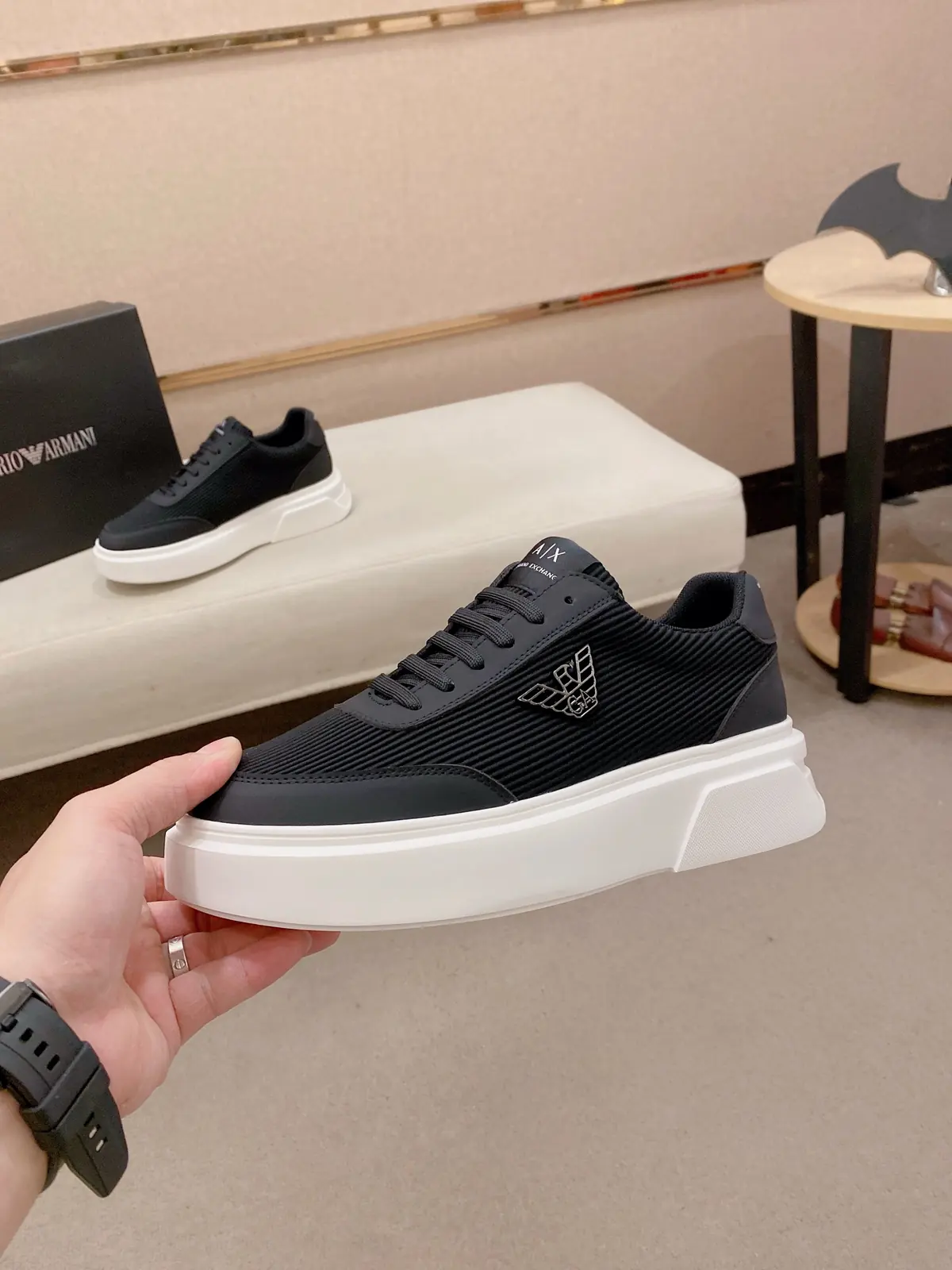 Armani Style Leather Men's Shoes Lookbook Reference image 3