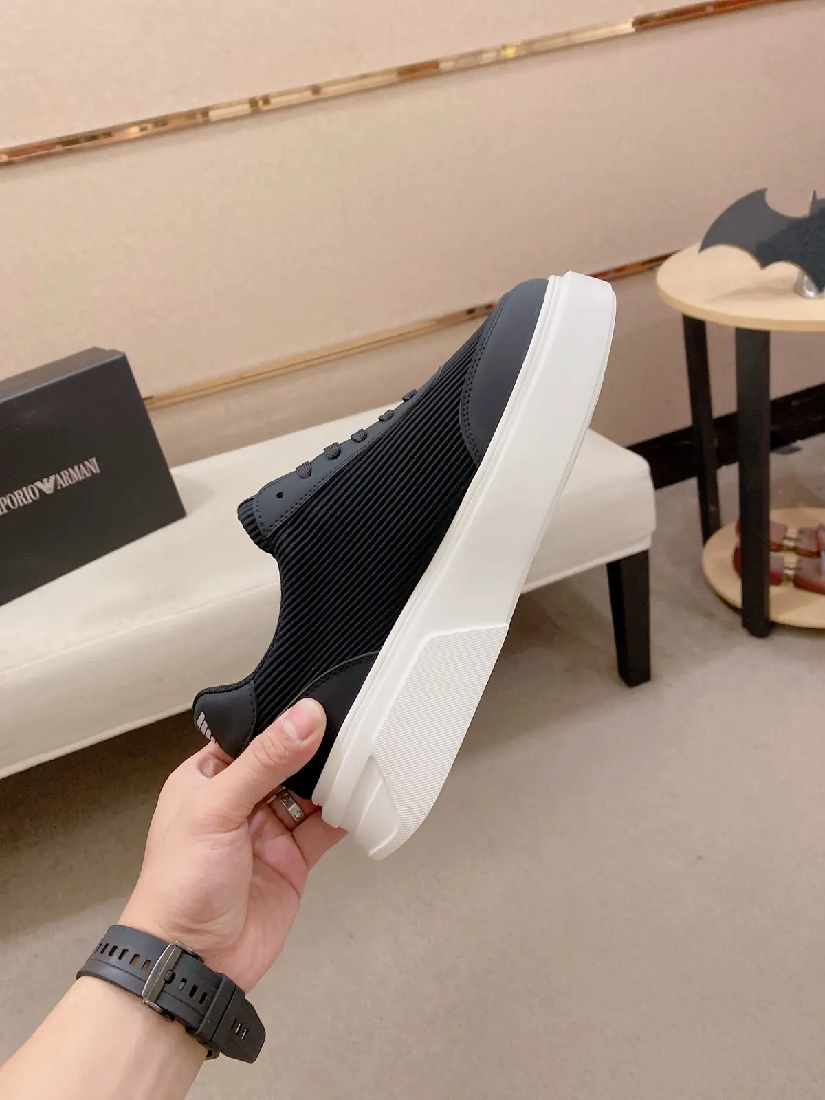 Armani Style Leather Men's Shoes Lookbook Reference image 5