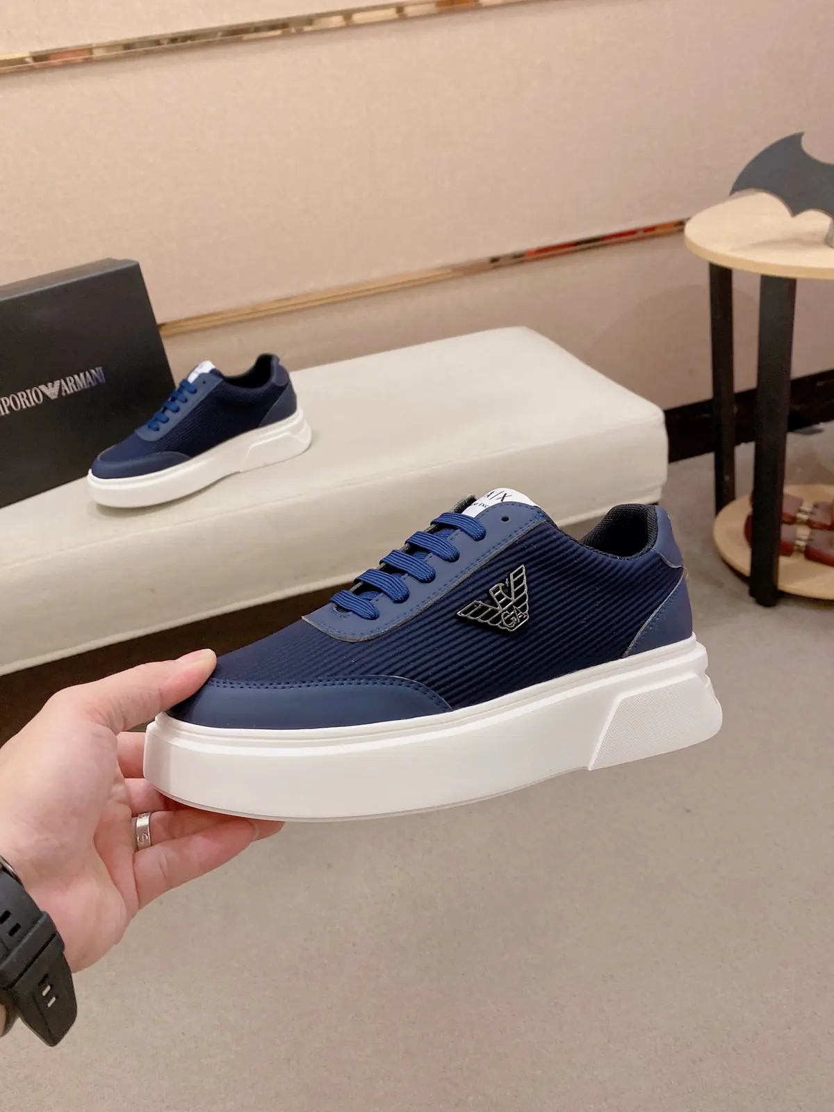 Armani Style Leather Men's Shoes Lookbook Reference image 3