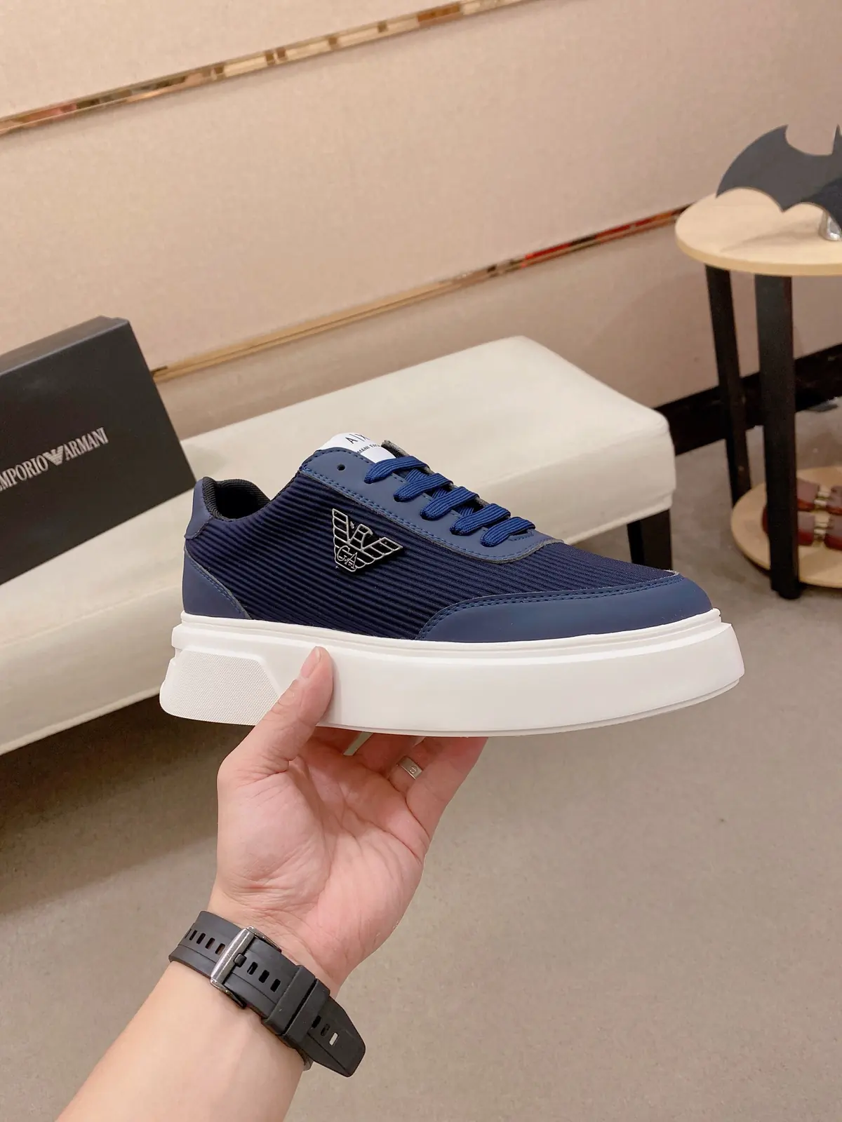 Armani Style Leather Men's Shoes Lookbook Reference image 4