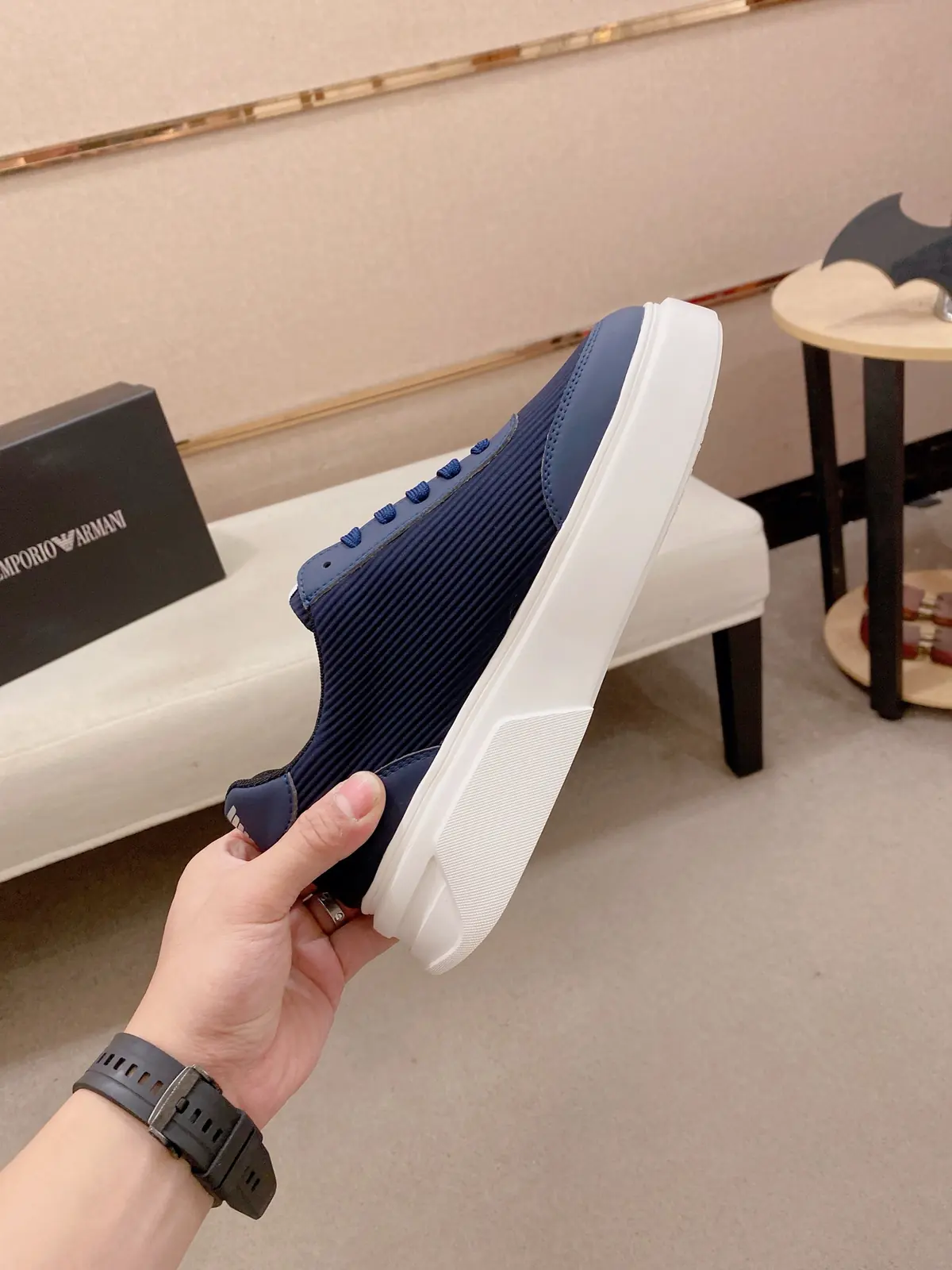 Armani Style Leather Men's Shoes Lookbook Reference image 5