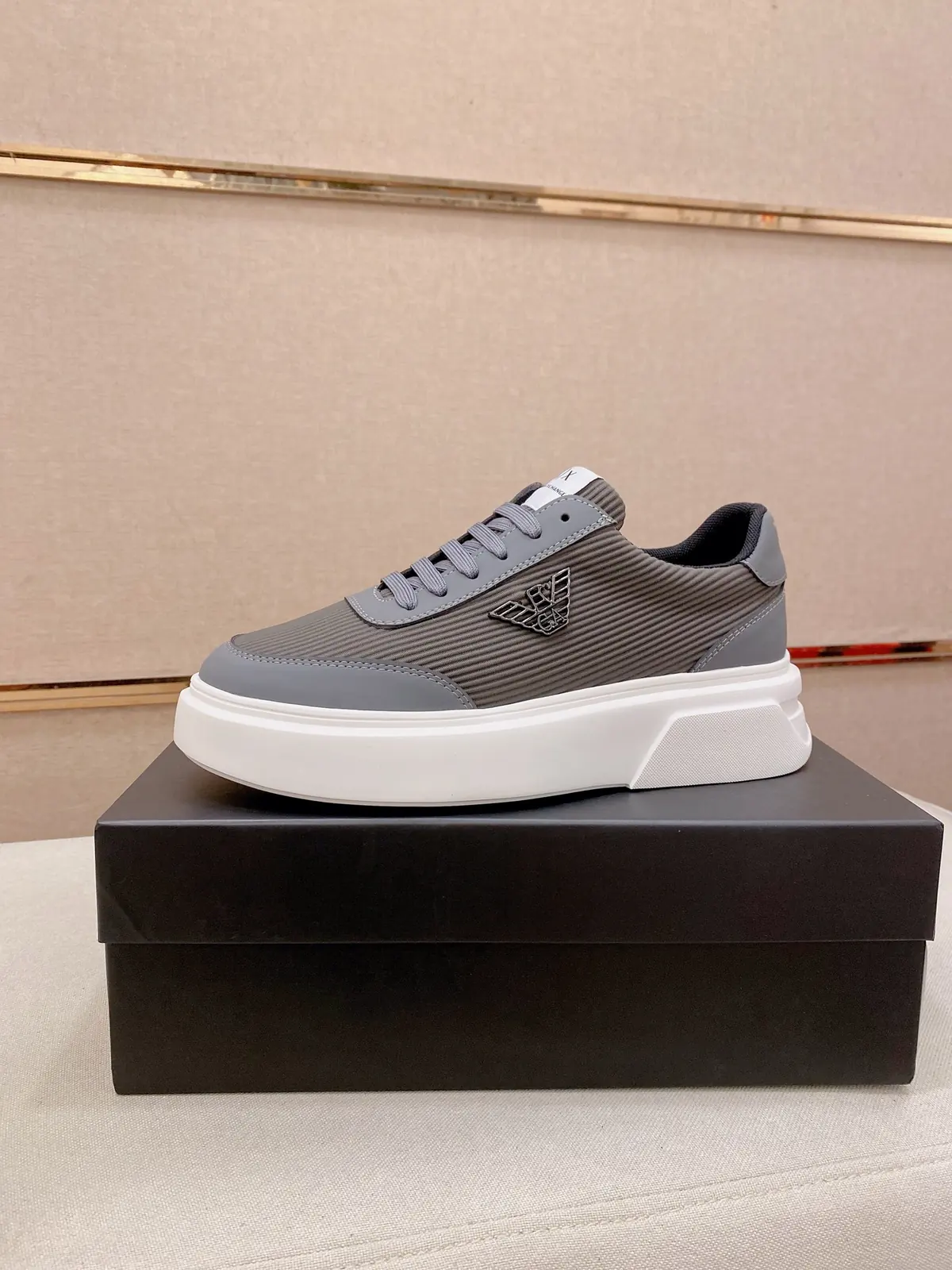 Armani Style Leather Men's Shoes Lookbook Reference image 1