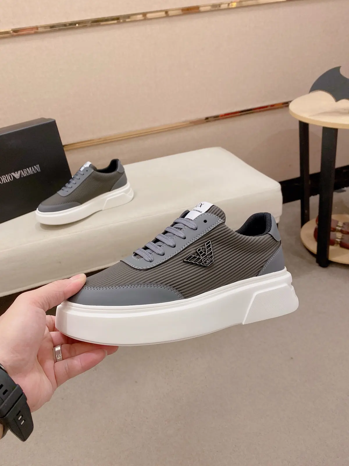 Armani Style Leather Men's Shoes Lookbook Reference image 3