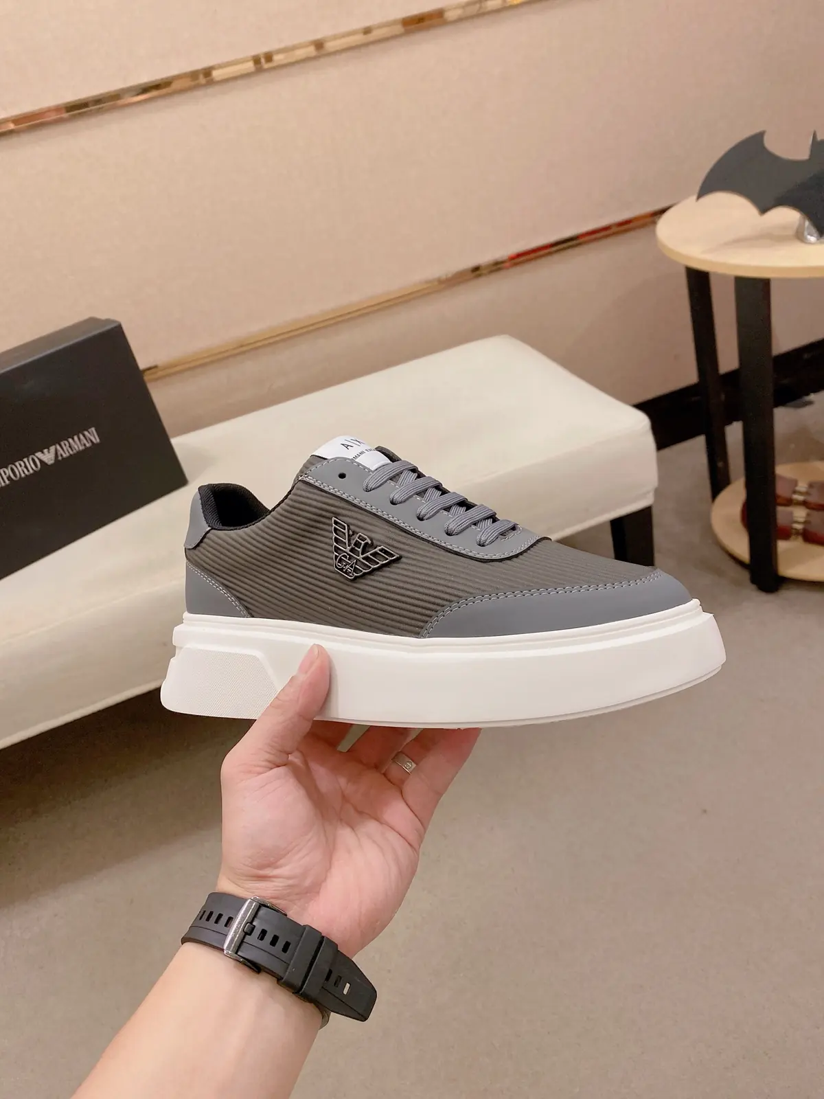 Armani Style Leather Men's Shoes Lookbook Reference image 4