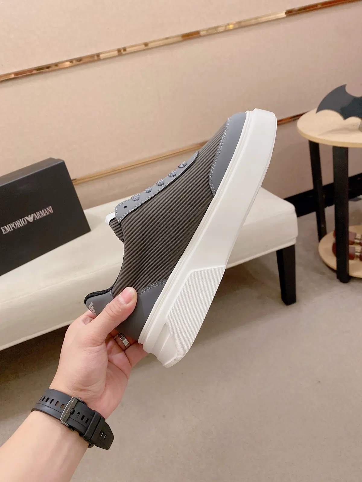 Armani Style Leather Men's Shoes Lookbook Reference image 5