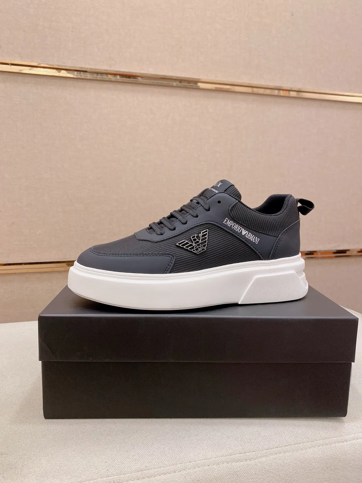 Armani Style Leather Men's Shoes Lookbook Reference image 1