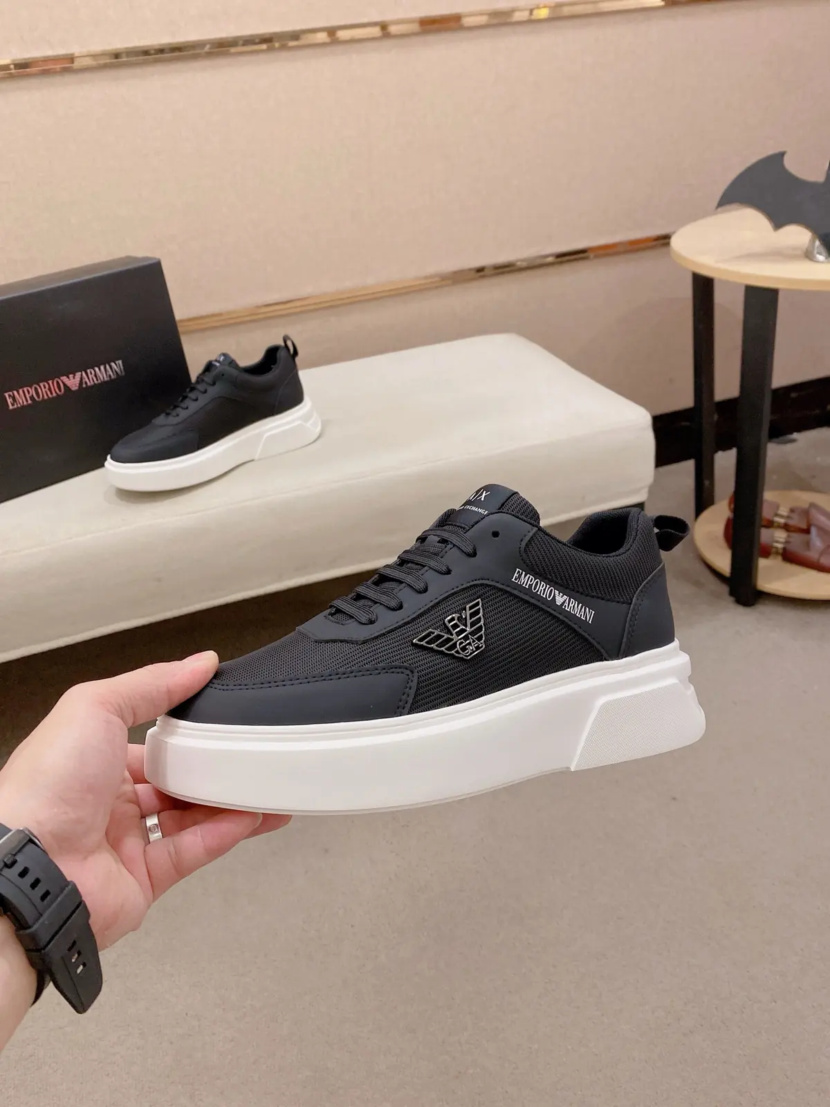 Armani Style Leather Men's Shoes Lookbook Reference image 3
