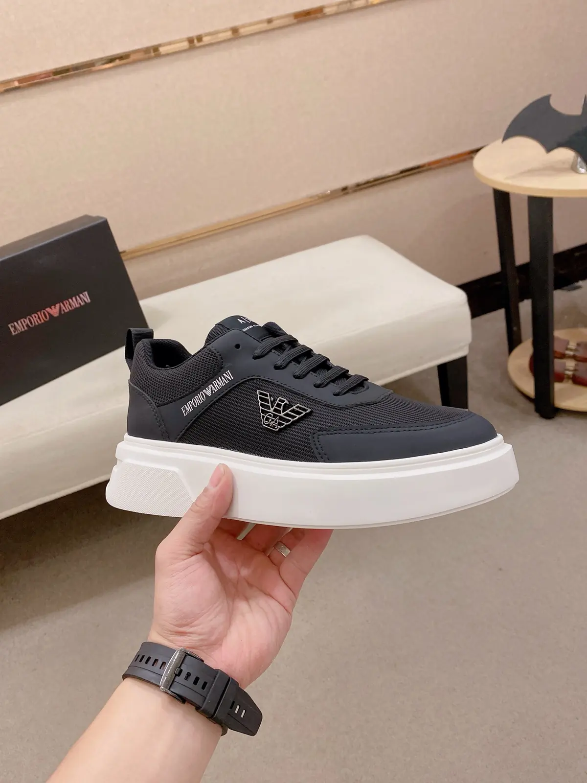 Armani Style Leather Men's Shoes Lookbook Reference image 4