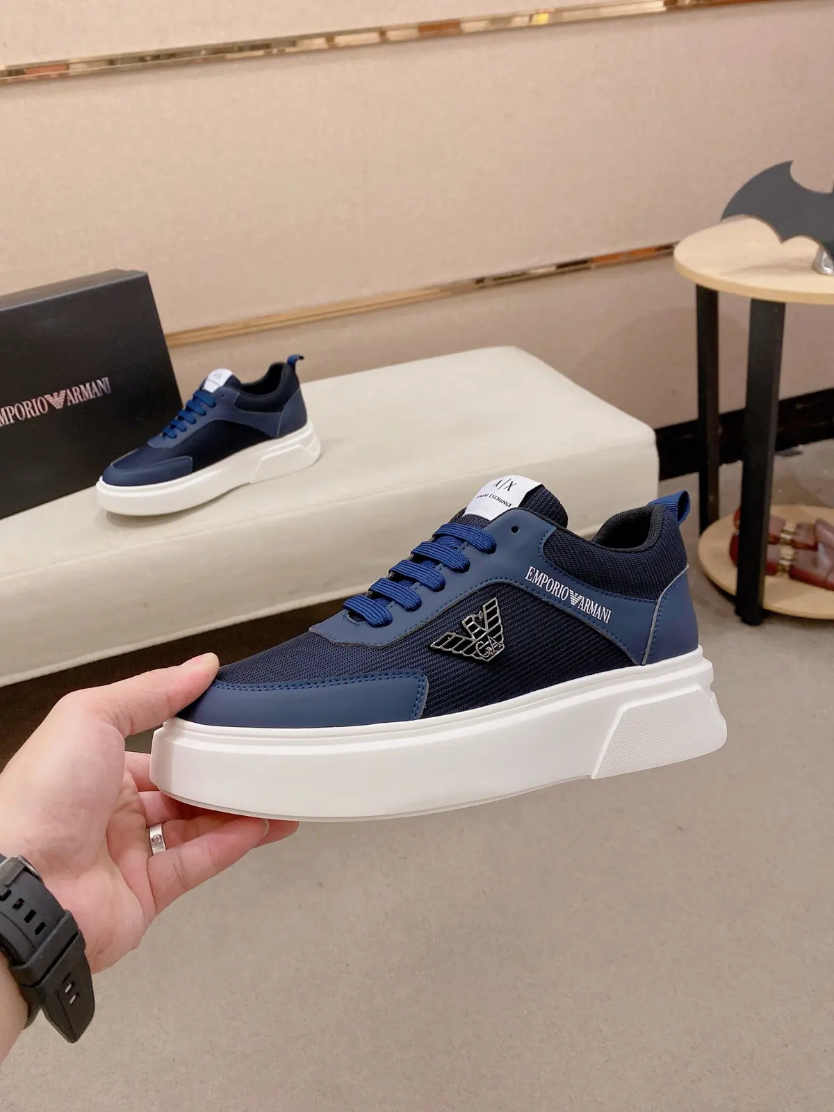 Armani Style Leather Men's Shoes Lookbook Reference image 3