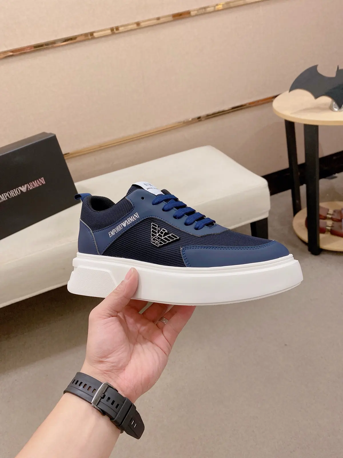 Armani Style Leather Men's Shoes Lookbook Reference image 4