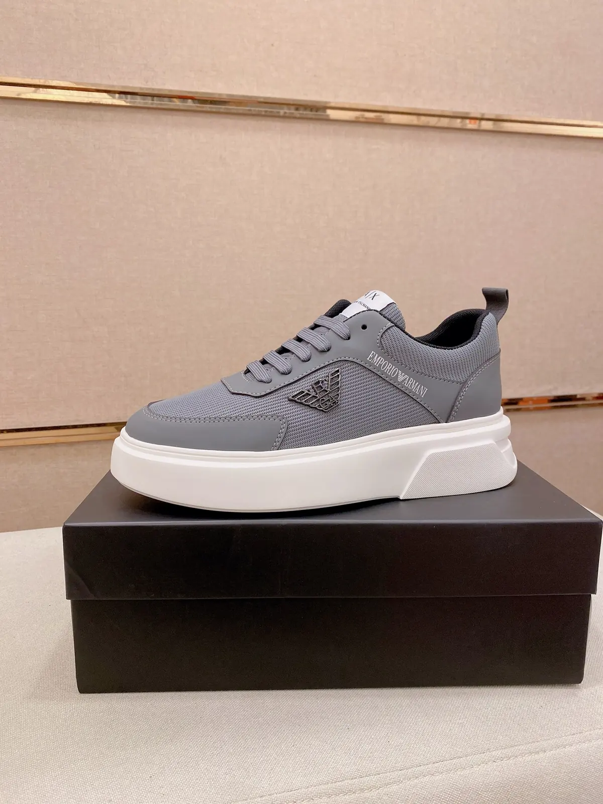Armani Style Leather Men's Shoes Lookbook Reference image 1