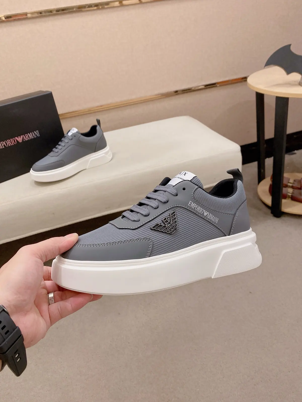 Armani Style Leather Men's Shoes Lookbook Reference image 3