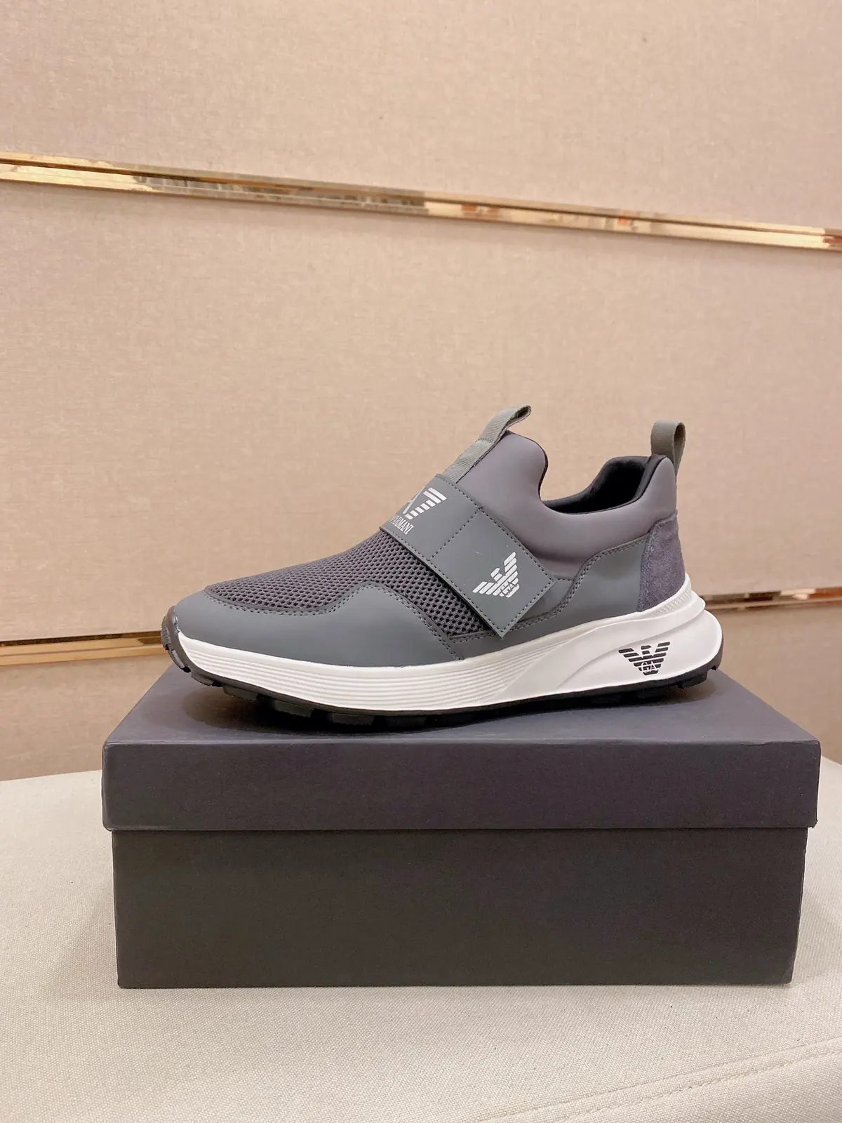 Armani Style Leather Men's Shoes Lookbook Reference image 1