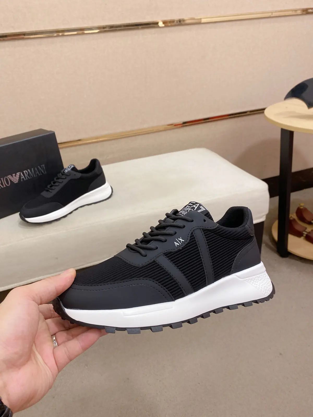 Armani Style Leather Men's Shoes Lookbook Reference image 3