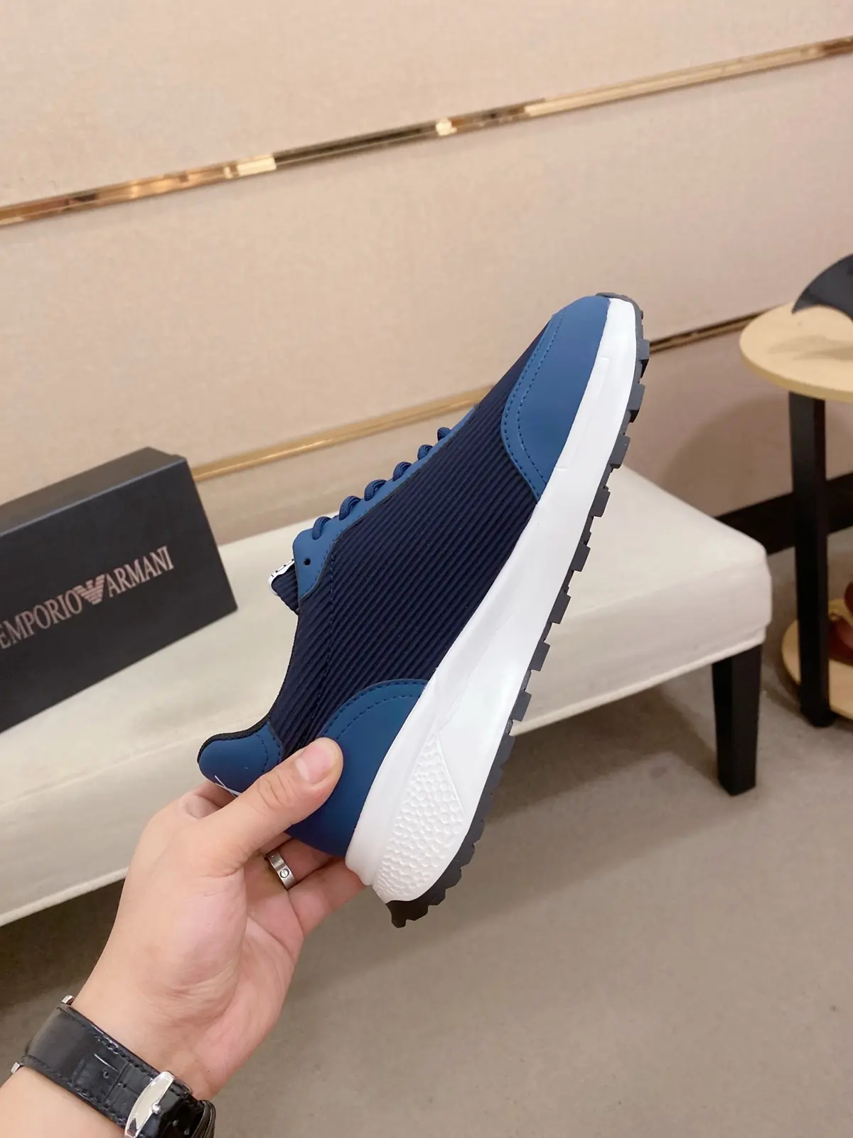 Armani Style Leather Men's Shoes Lookbook Reference image 5