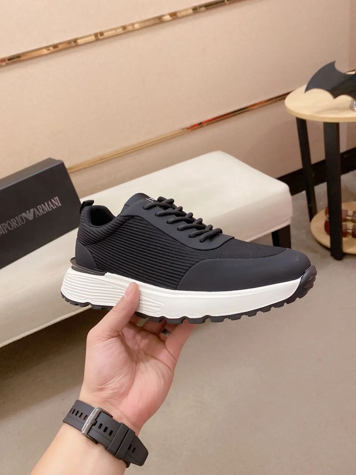 Armani Style Leather Men's Shoes Lookbook Reference image 4