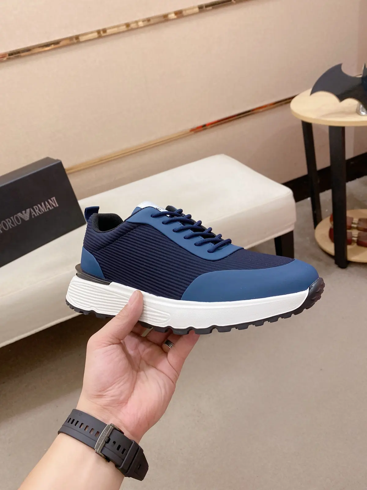 Armani Style Leather Men's Shoes Lookbook Reference image 4