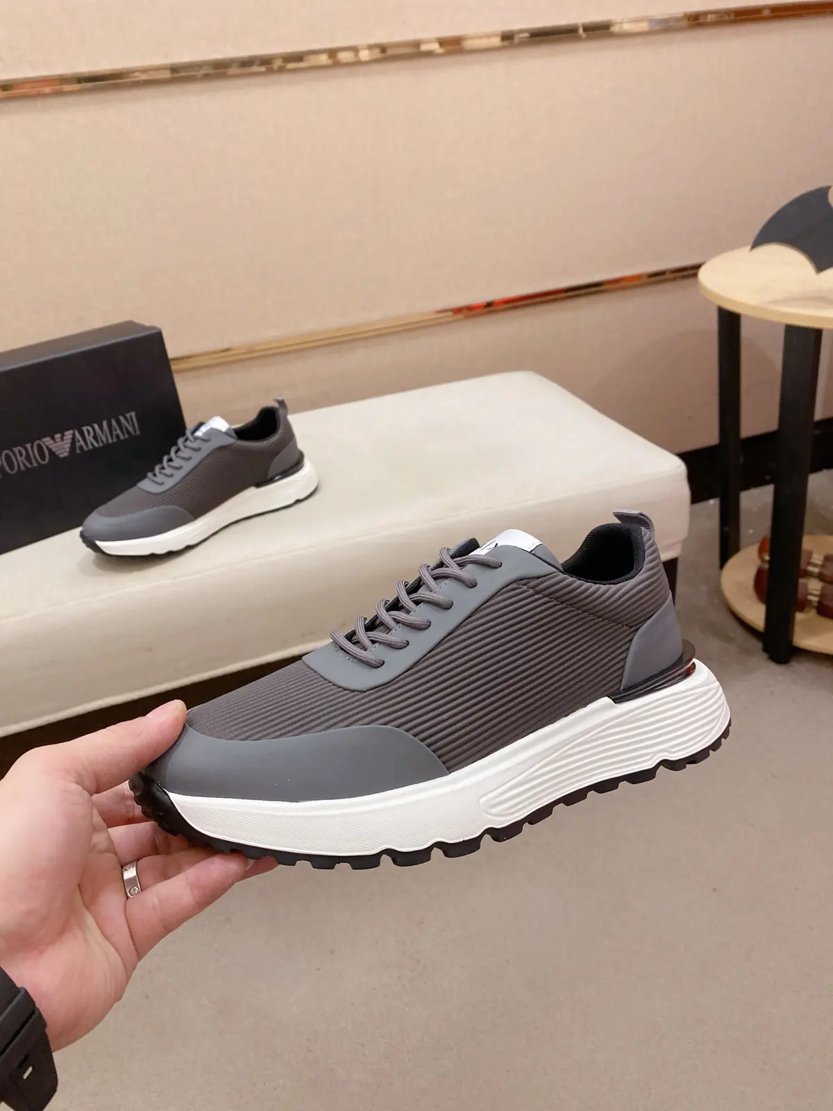 Armani Style Leather Men's Shoes Lookbook Reference image 3