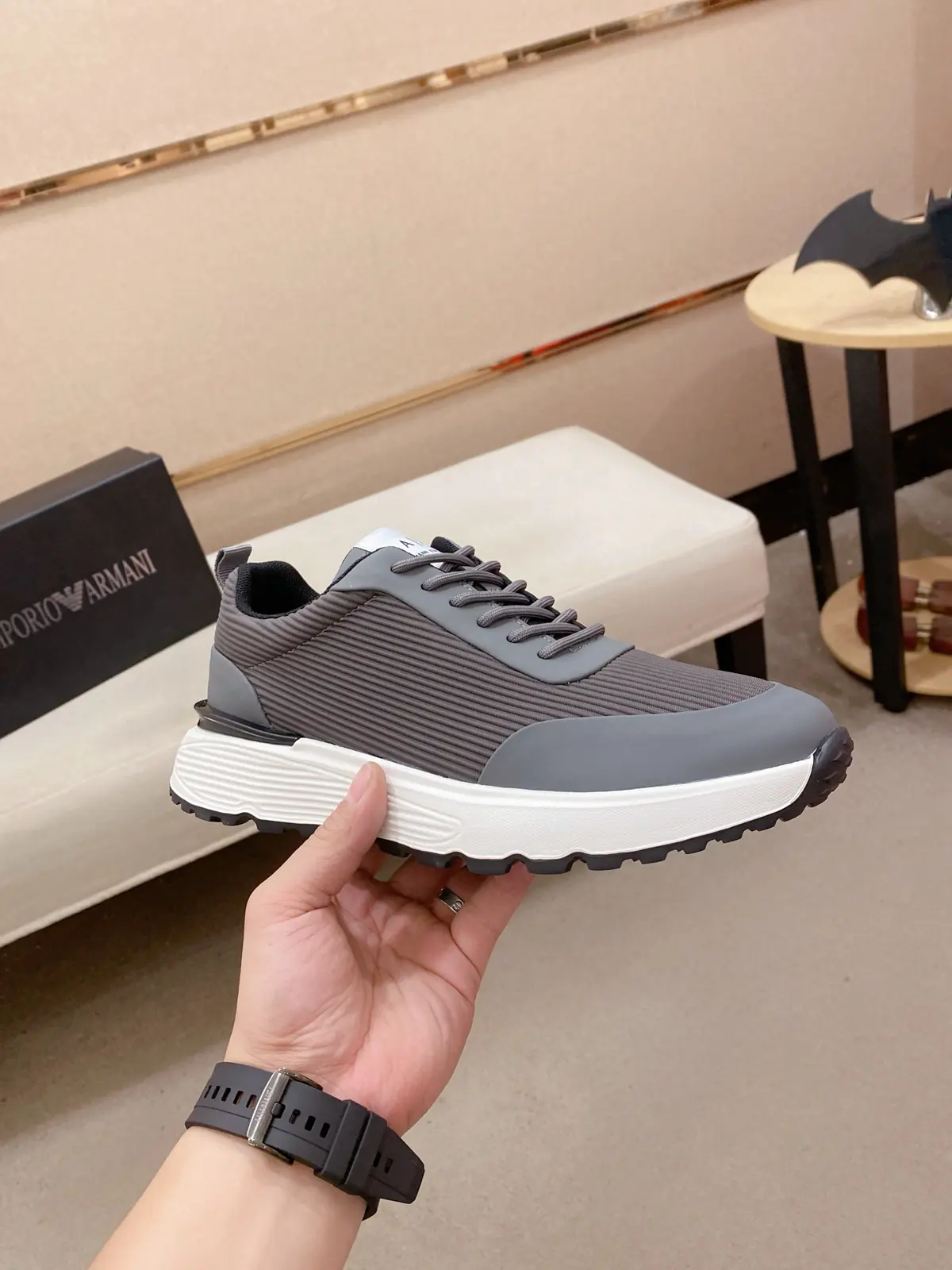 Armani Style Leather Men's Shoes Lookbook Reference image 4