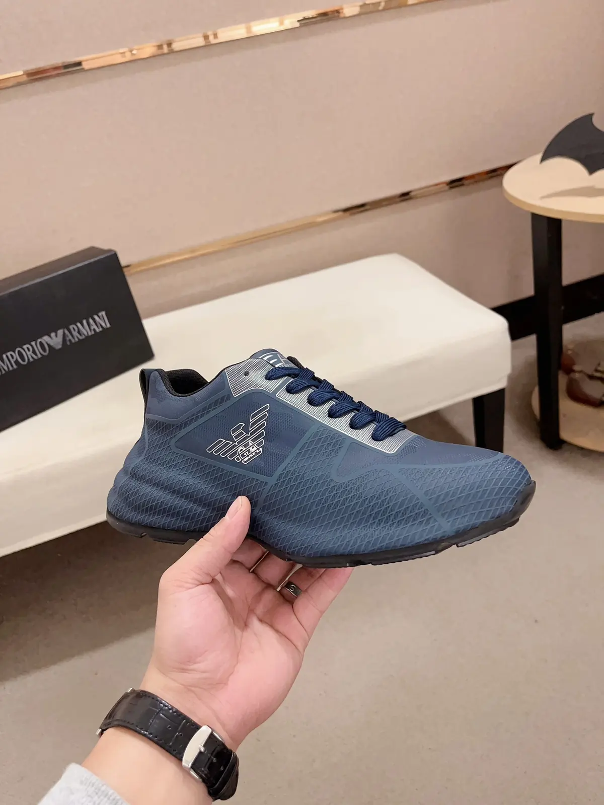 Armani Style Leather Men's Shoes Lookbook Reference image 4