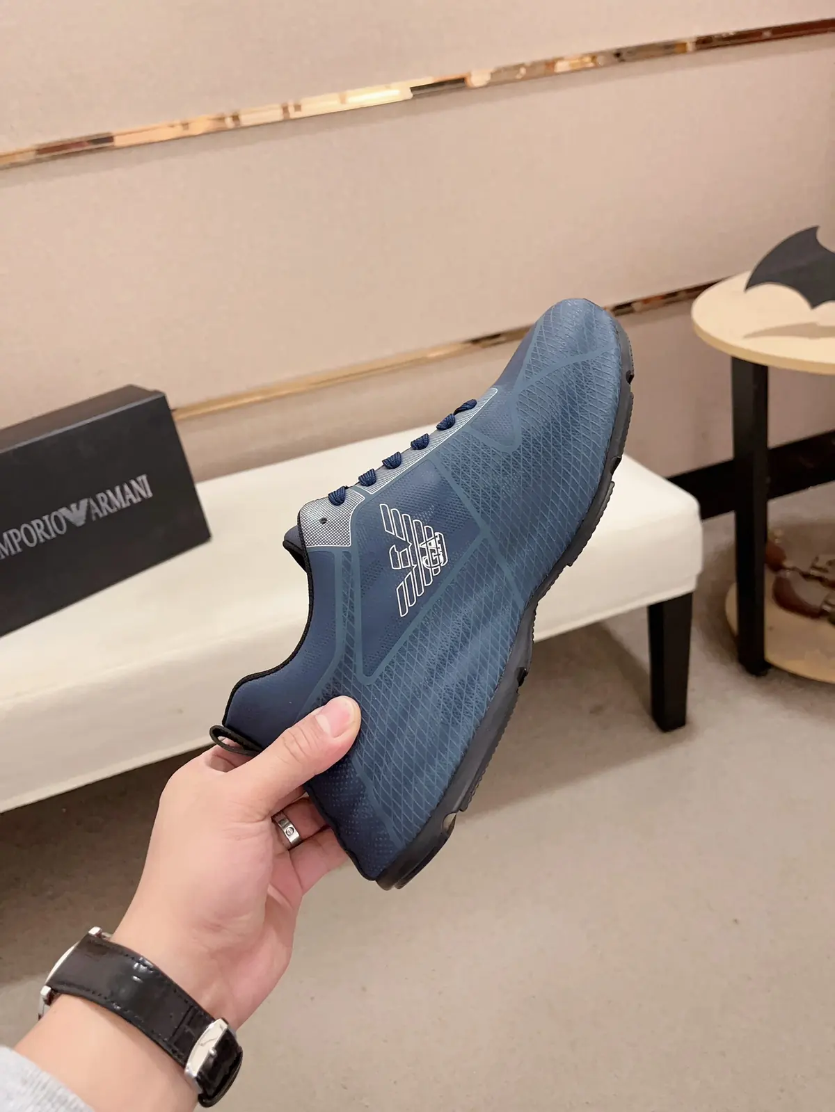 Armani Style Leather Men's Shoes Lookbook Reference image 5