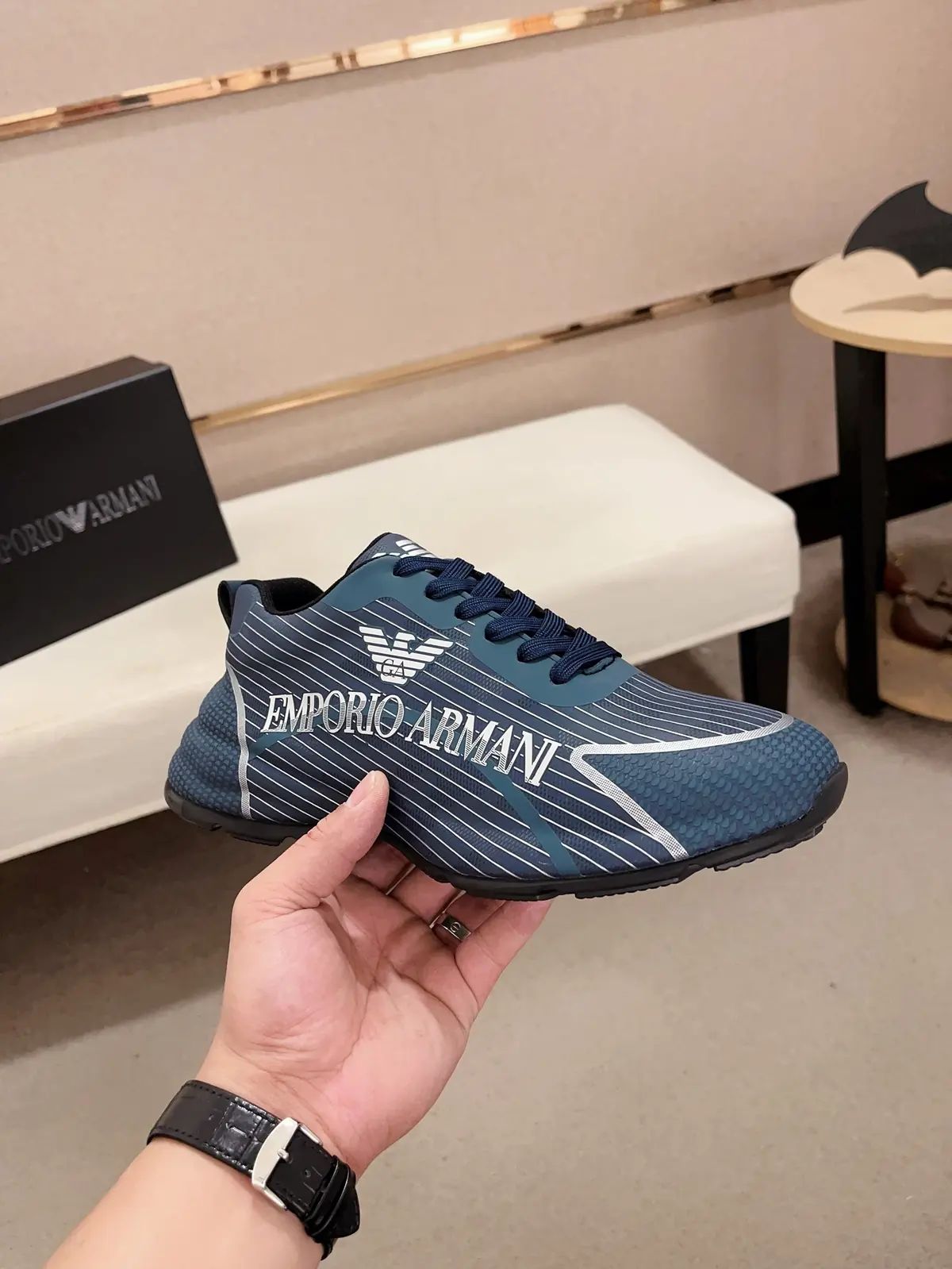 Armani Style Leather Men's Shoes Lookbook Reference image 4