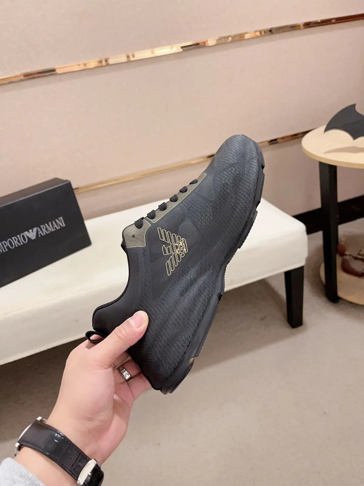 Armani Style Leather Men's Shoes Lookbook Reference image 5