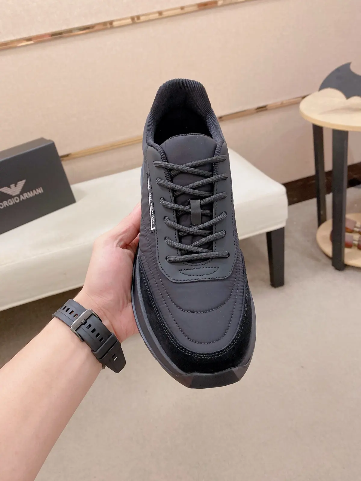 Armani Style Leather Men's Shoes Lookbook Reference image 2