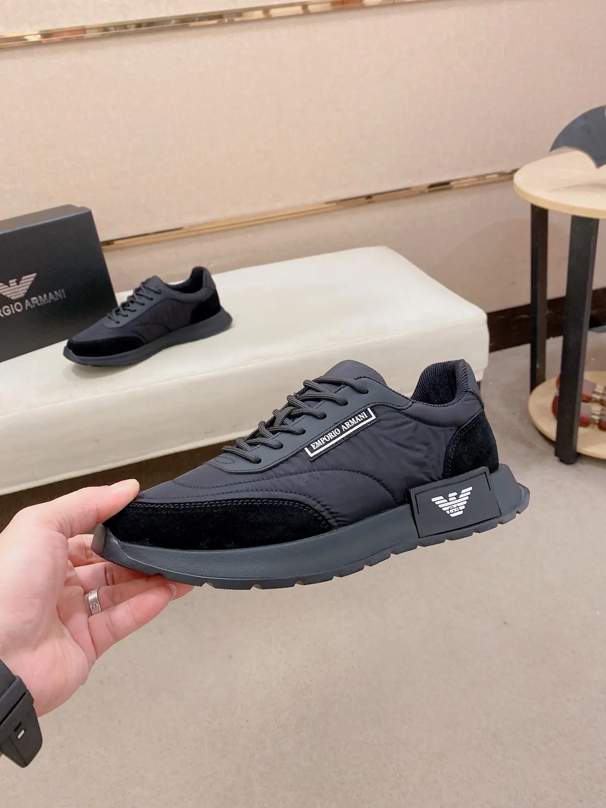 Armani Style Leather Men's Shoes Lookbook Reference image 3