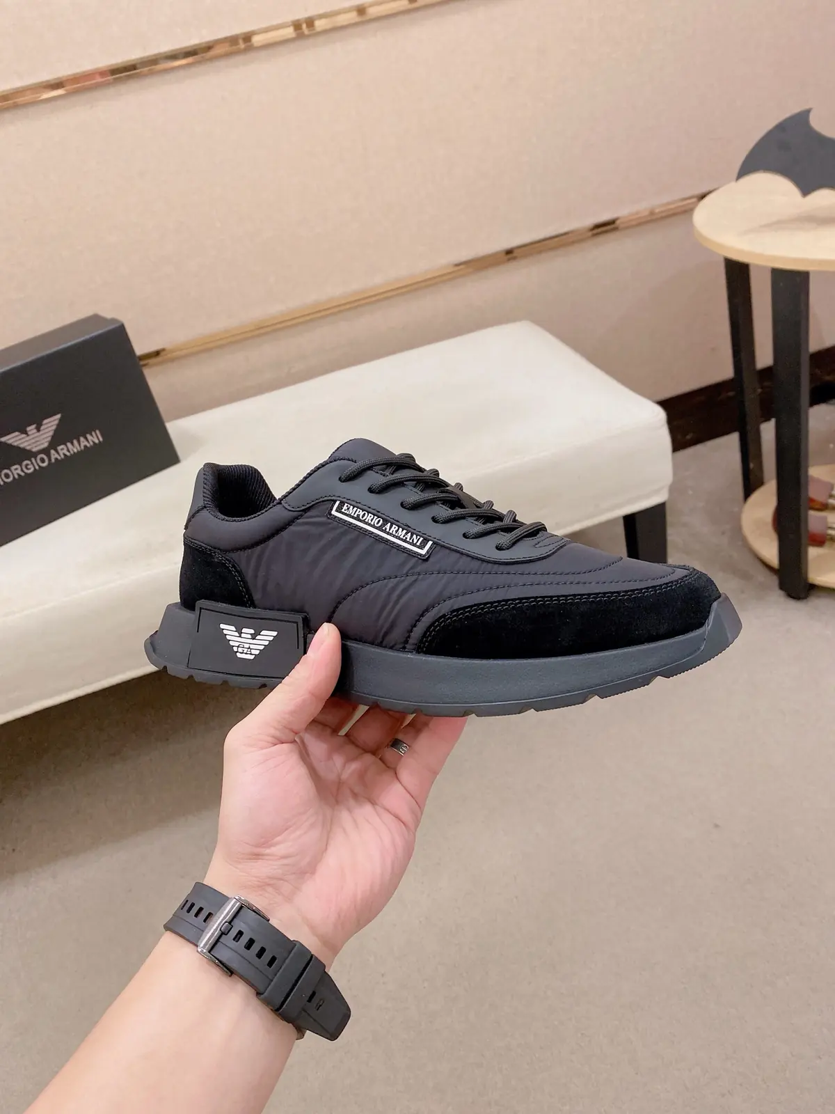 Armani Style Leather Men's Shoes Lookbook Reference image 4